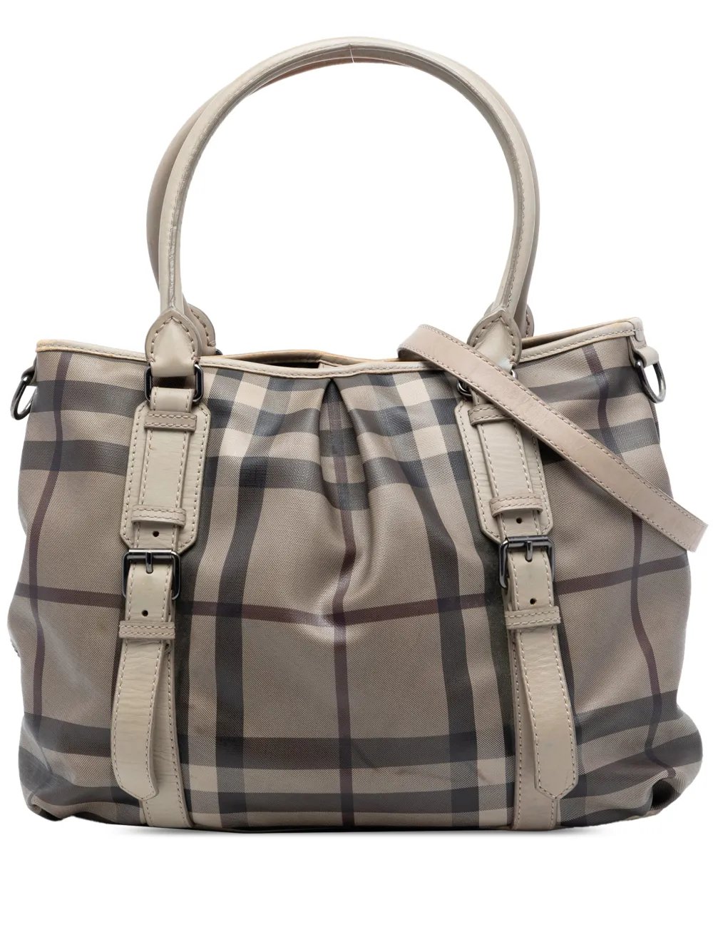2000-2017 Smoke Check Coated Canvas Northfield satchel