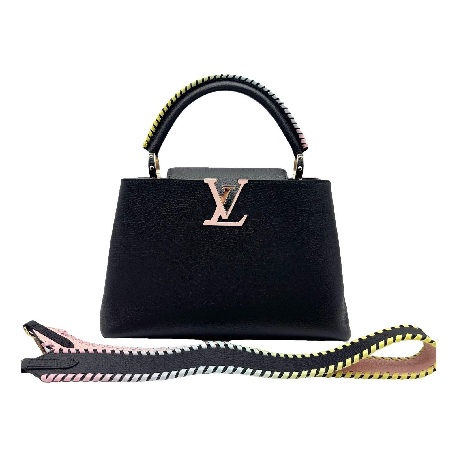 Capucines leather handbag