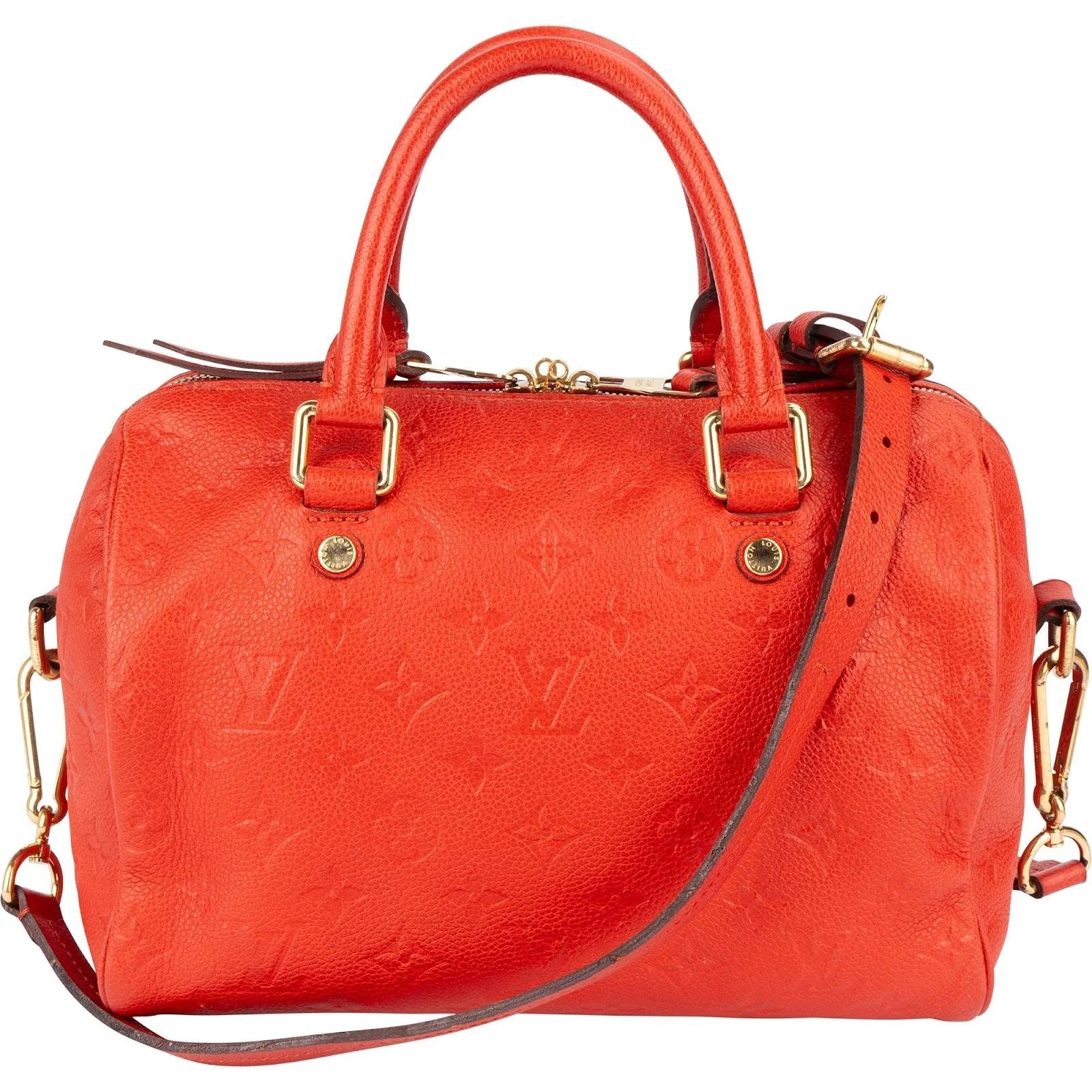 Speedy leather handbag