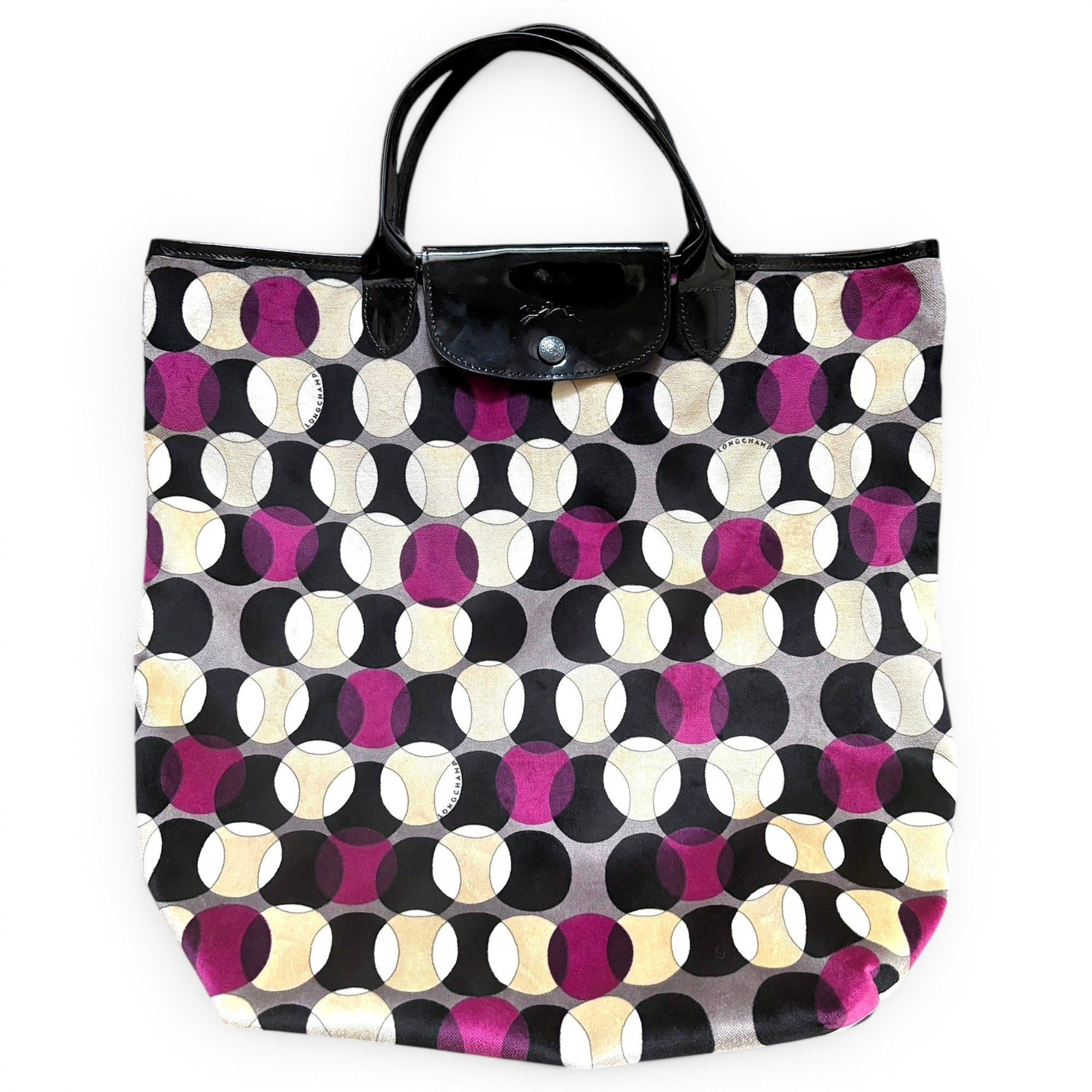 Velvet handbag