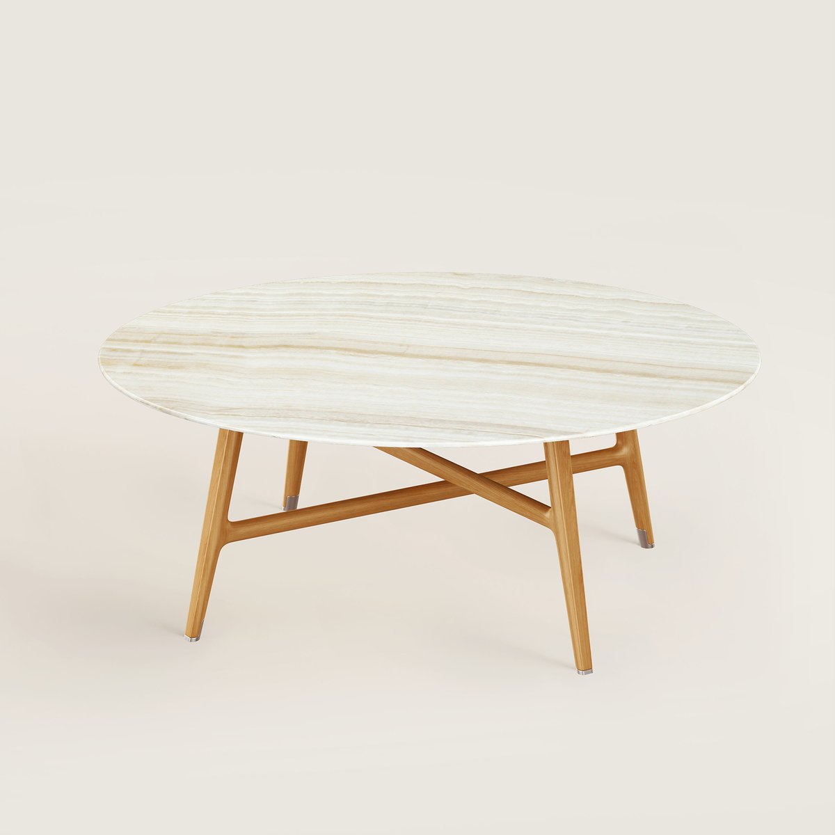 Naturel Les Necessaires D'Hermès Satellite Coffee Table, Medium Model