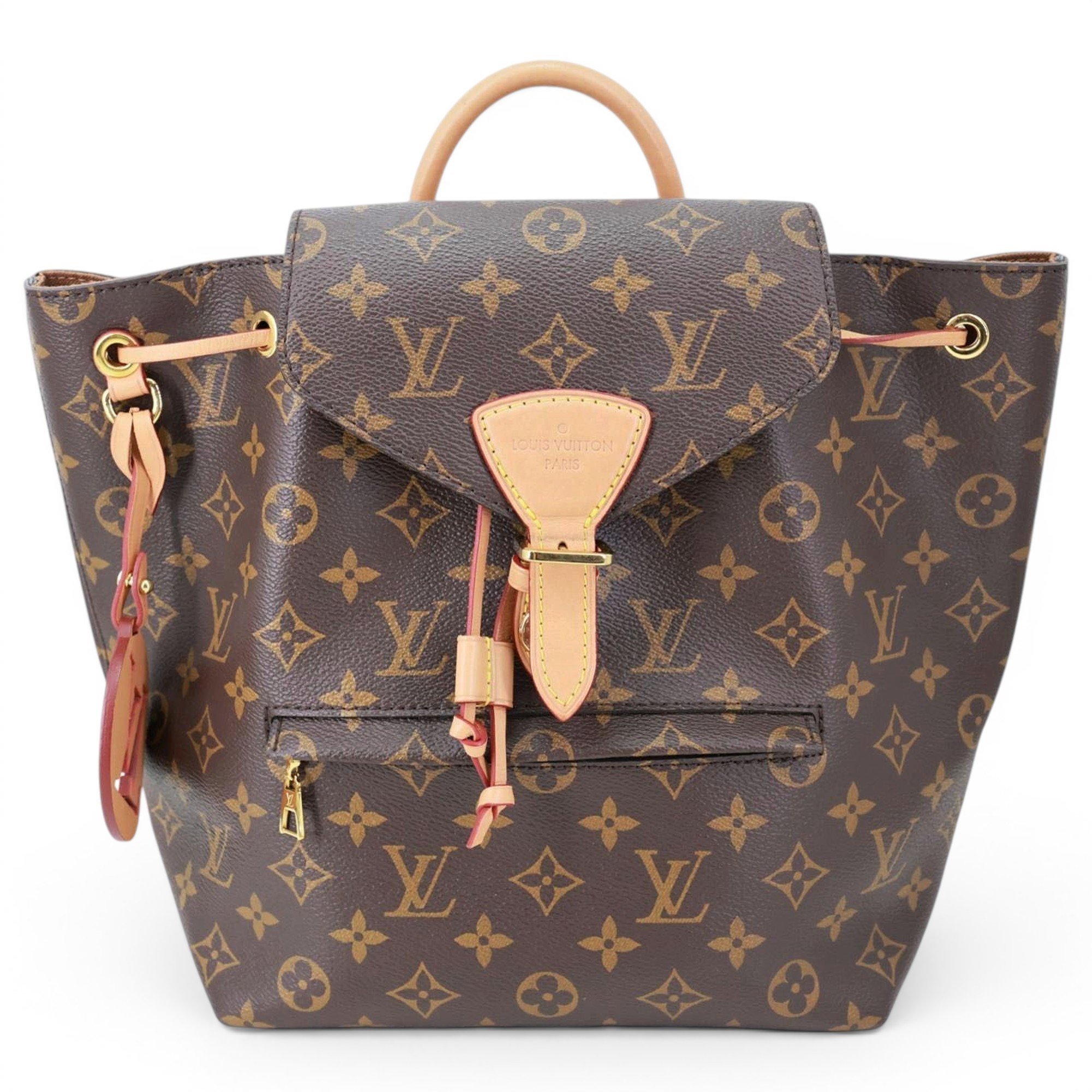 Louis Vuitton Montsouris cloth backpack