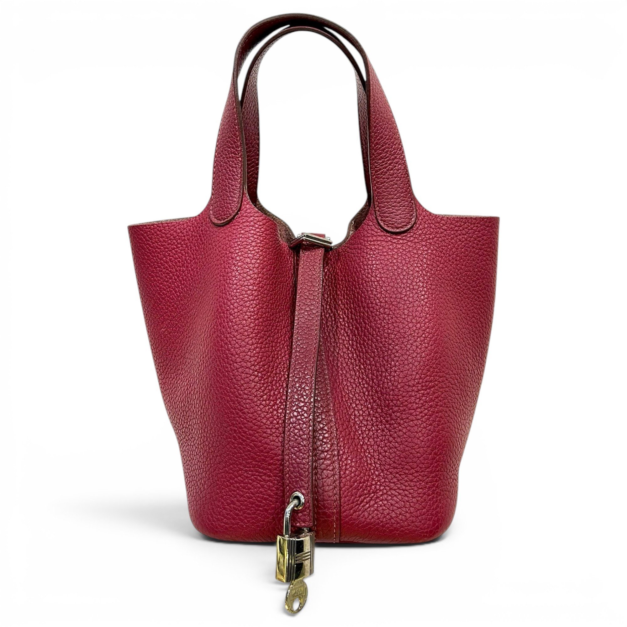 Picotin leather handbag