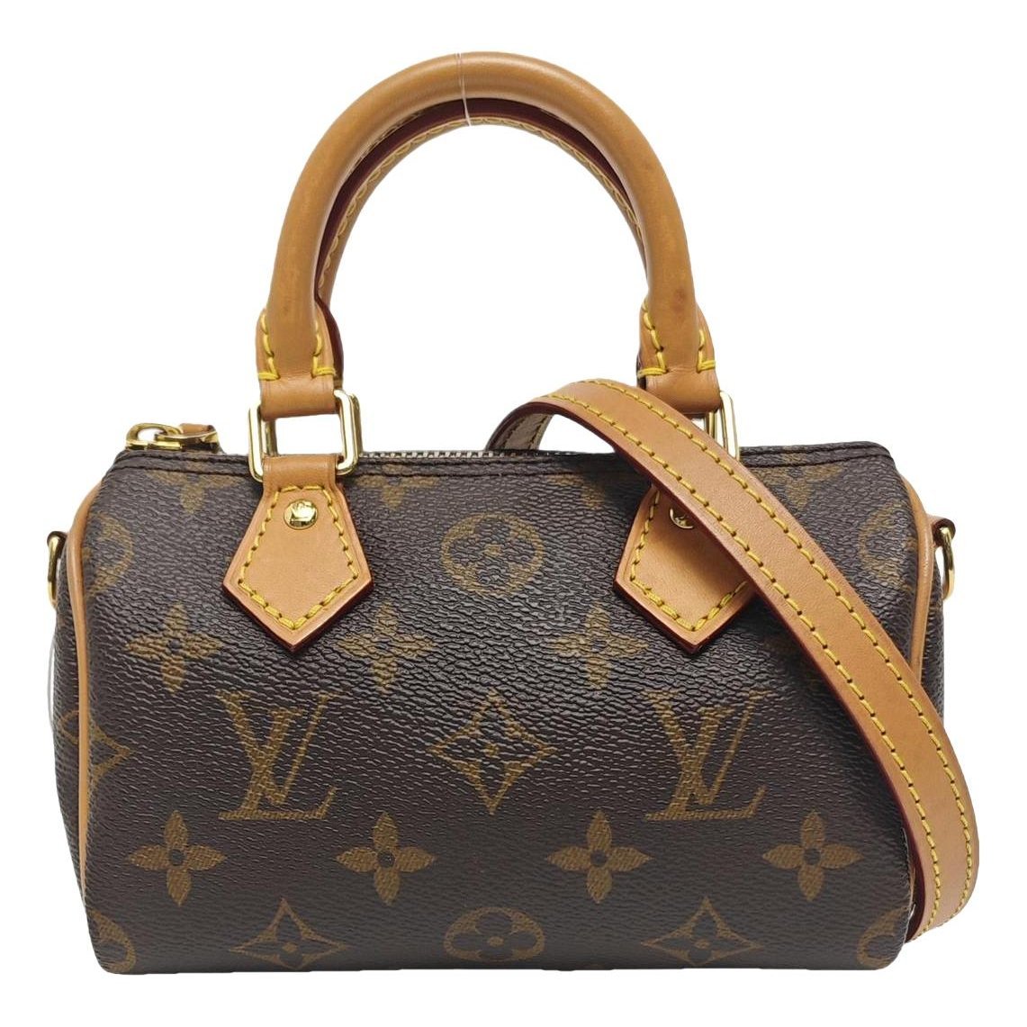 Louis Vuitton Nano Speedy / Mini HL leather handbag