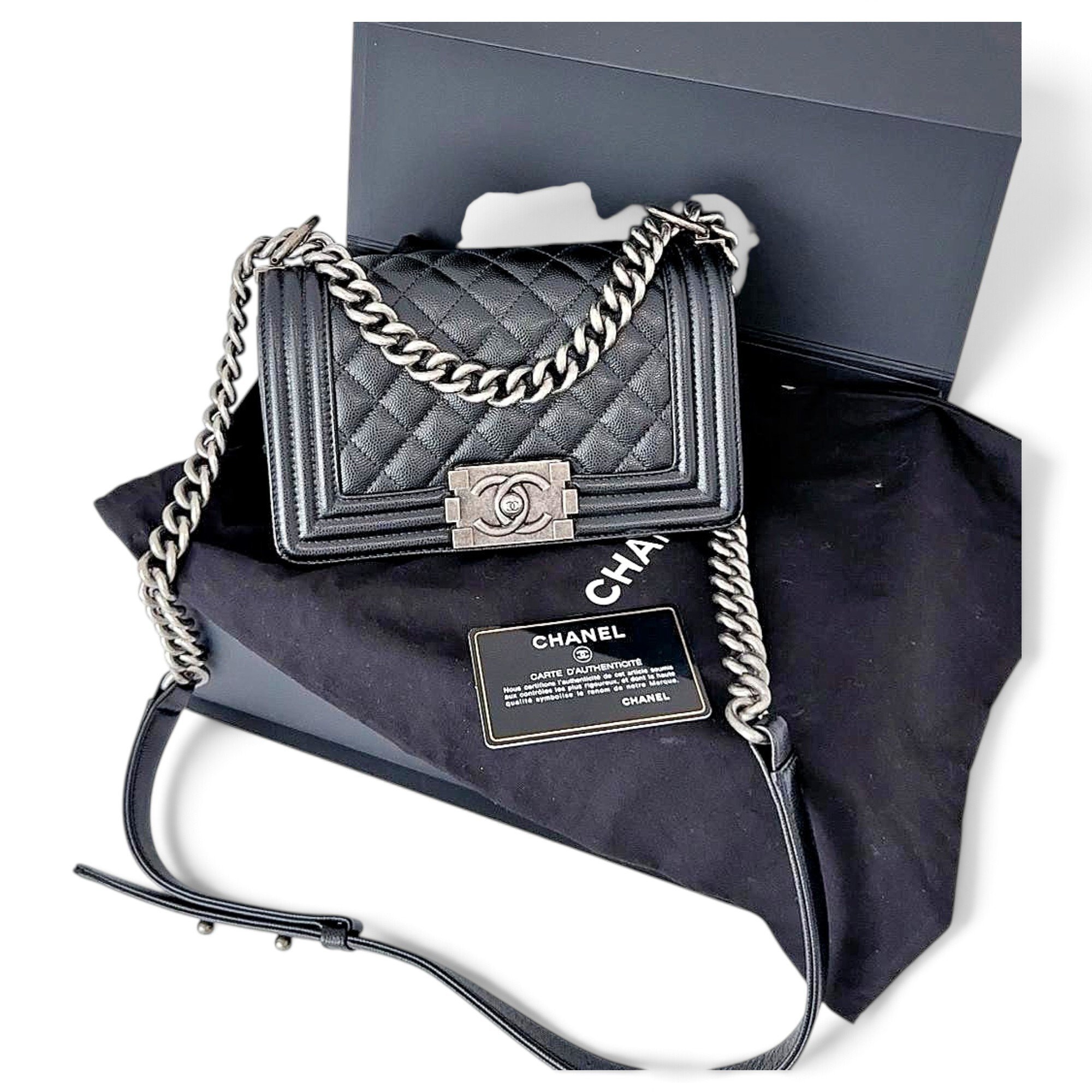Boy leather handbag