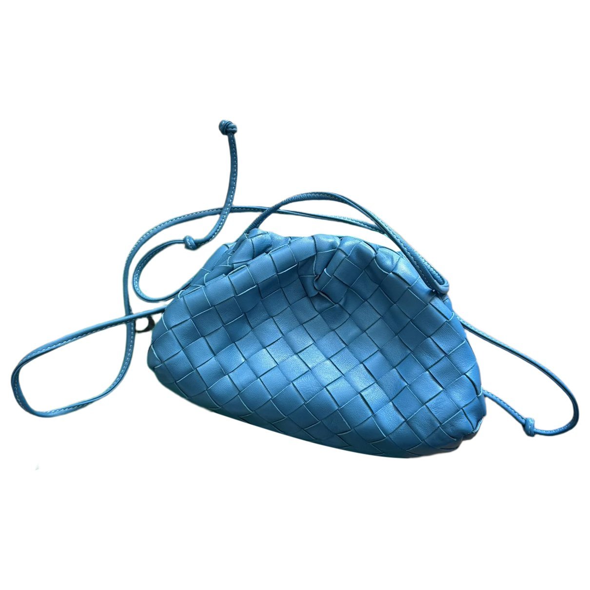 Pouch leather crossbody bag