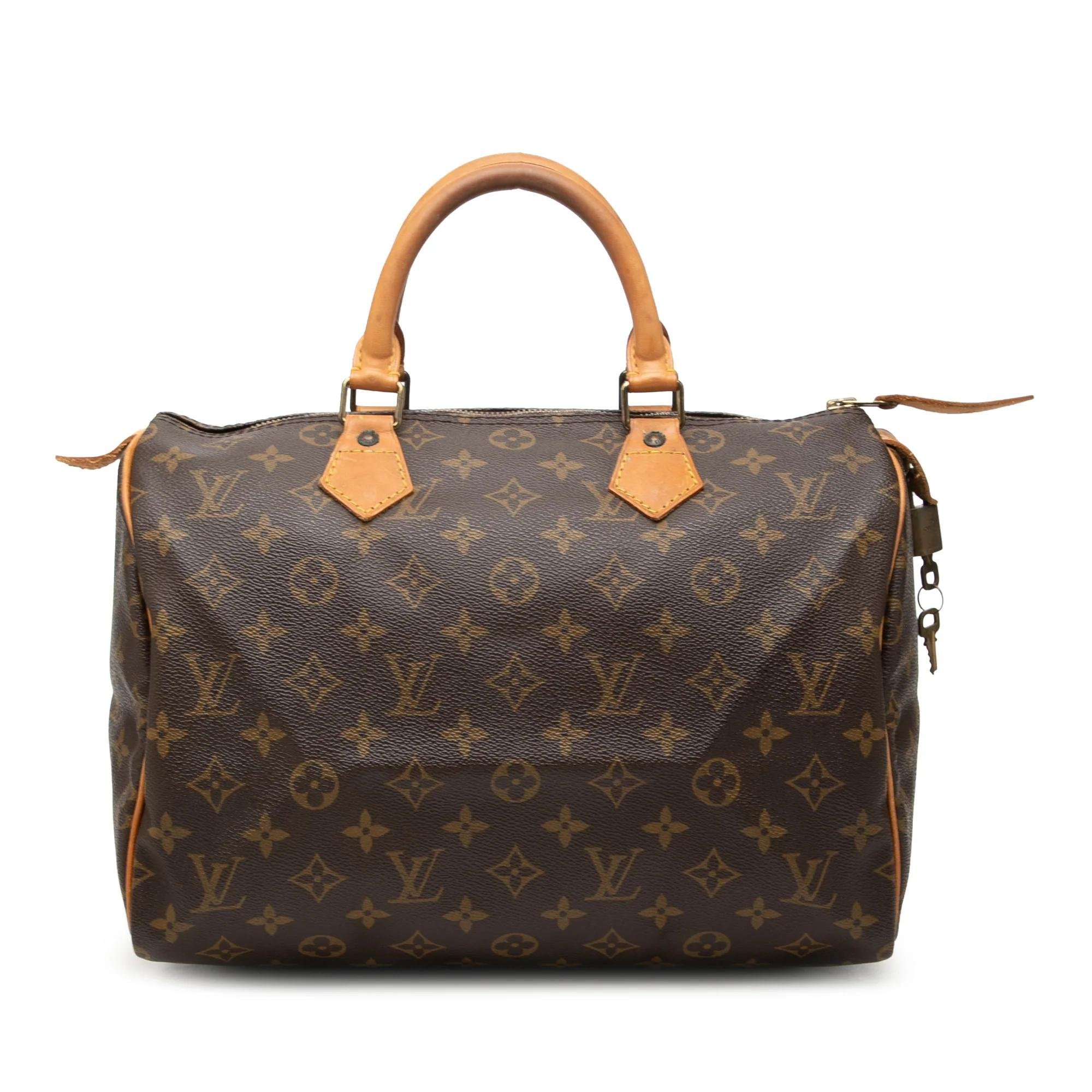 Speedy leather bag