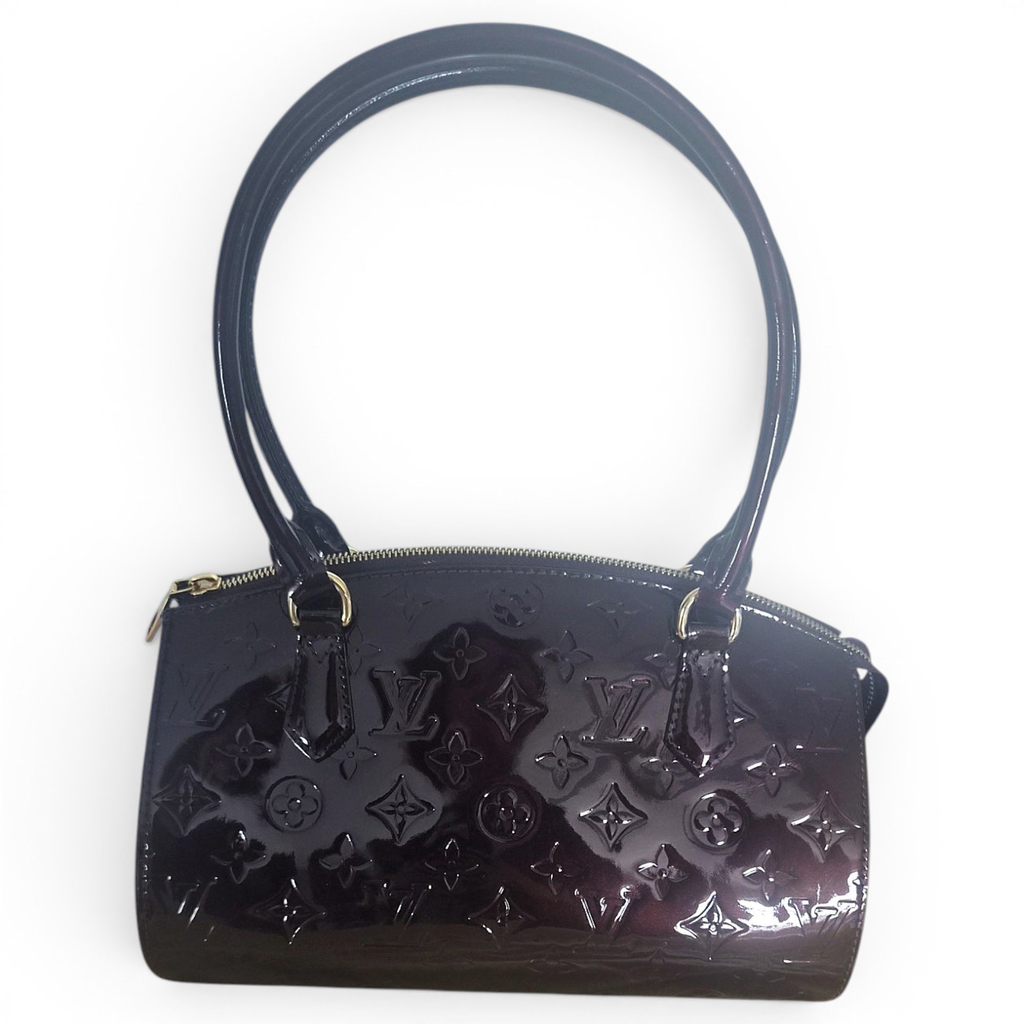 Bedford patent leather handbag