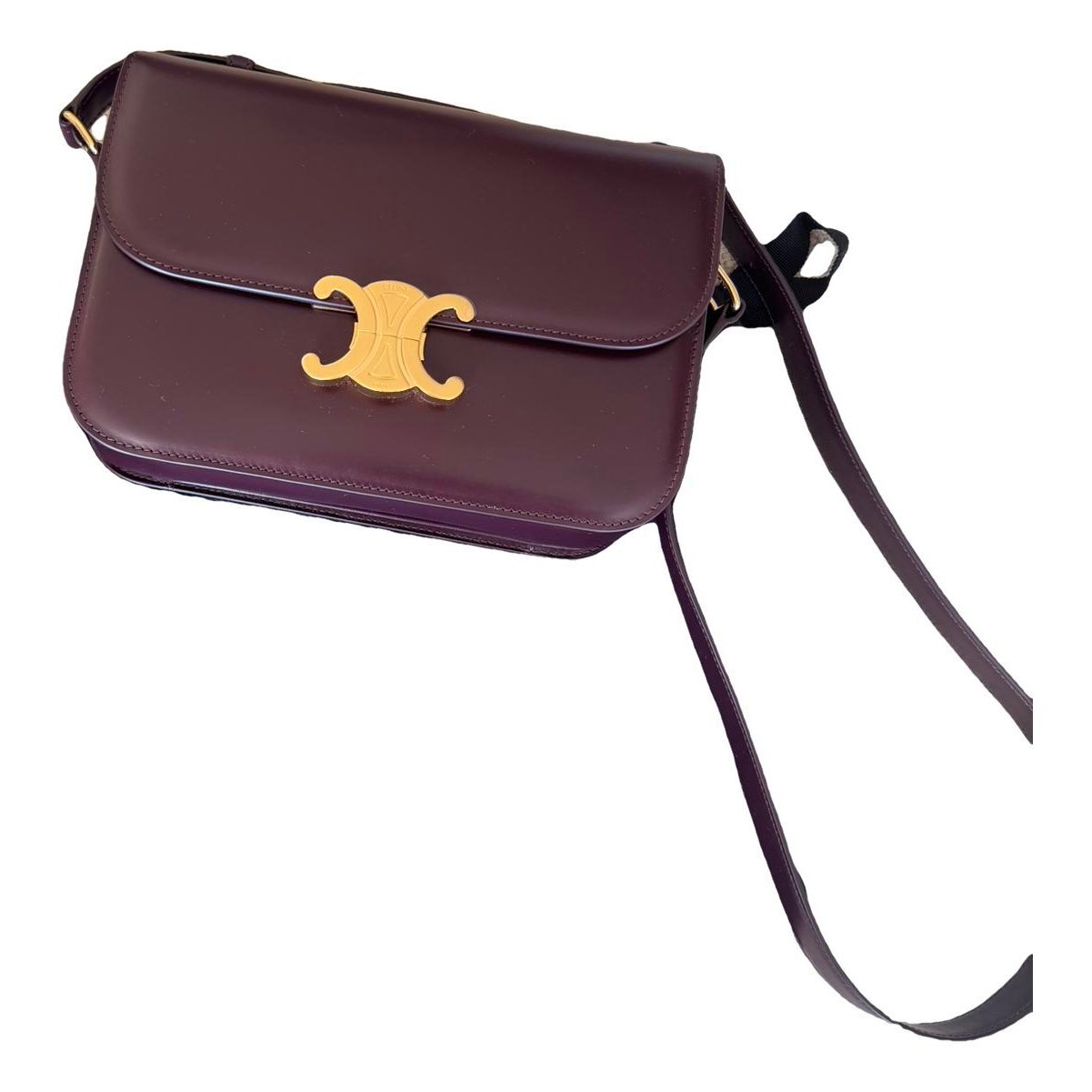 Triomphe leather handbag