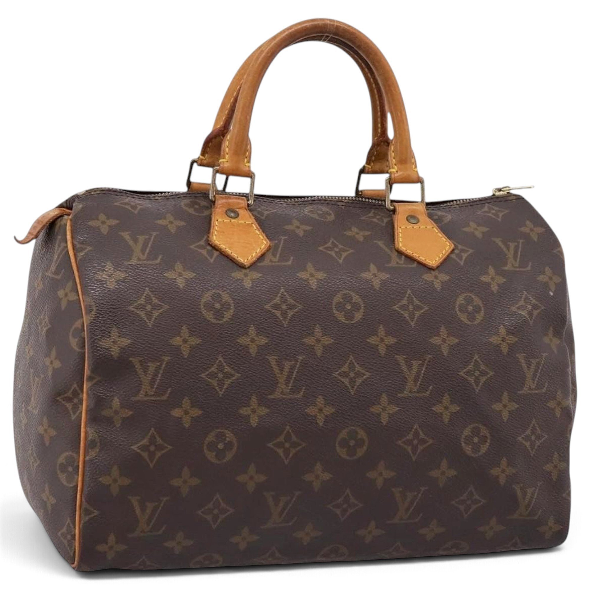 Speedy leather bowling bag