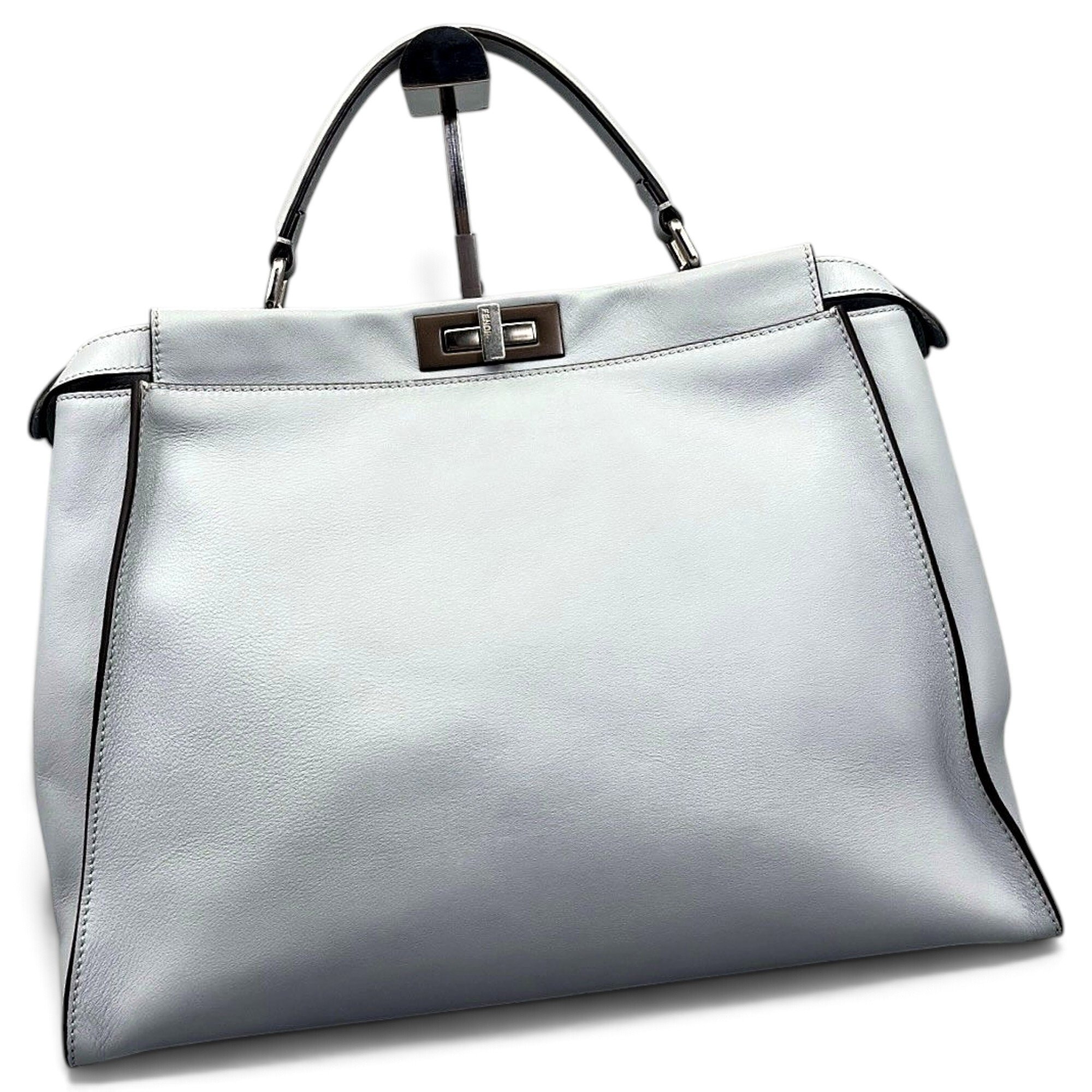 Peekaboo leather handbag