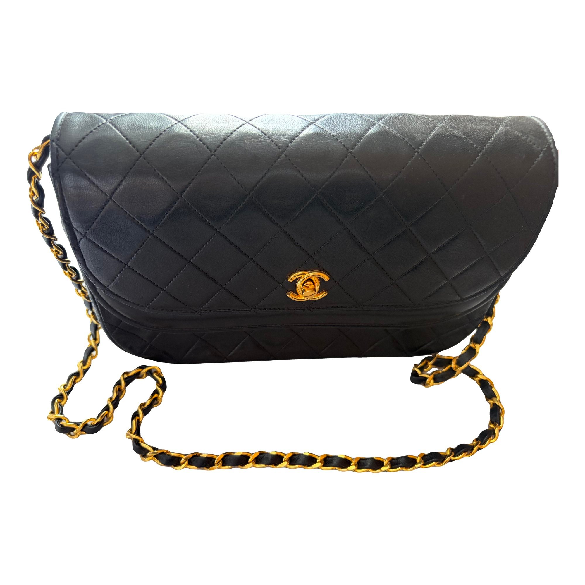 Trendy CC Flap leather handbag