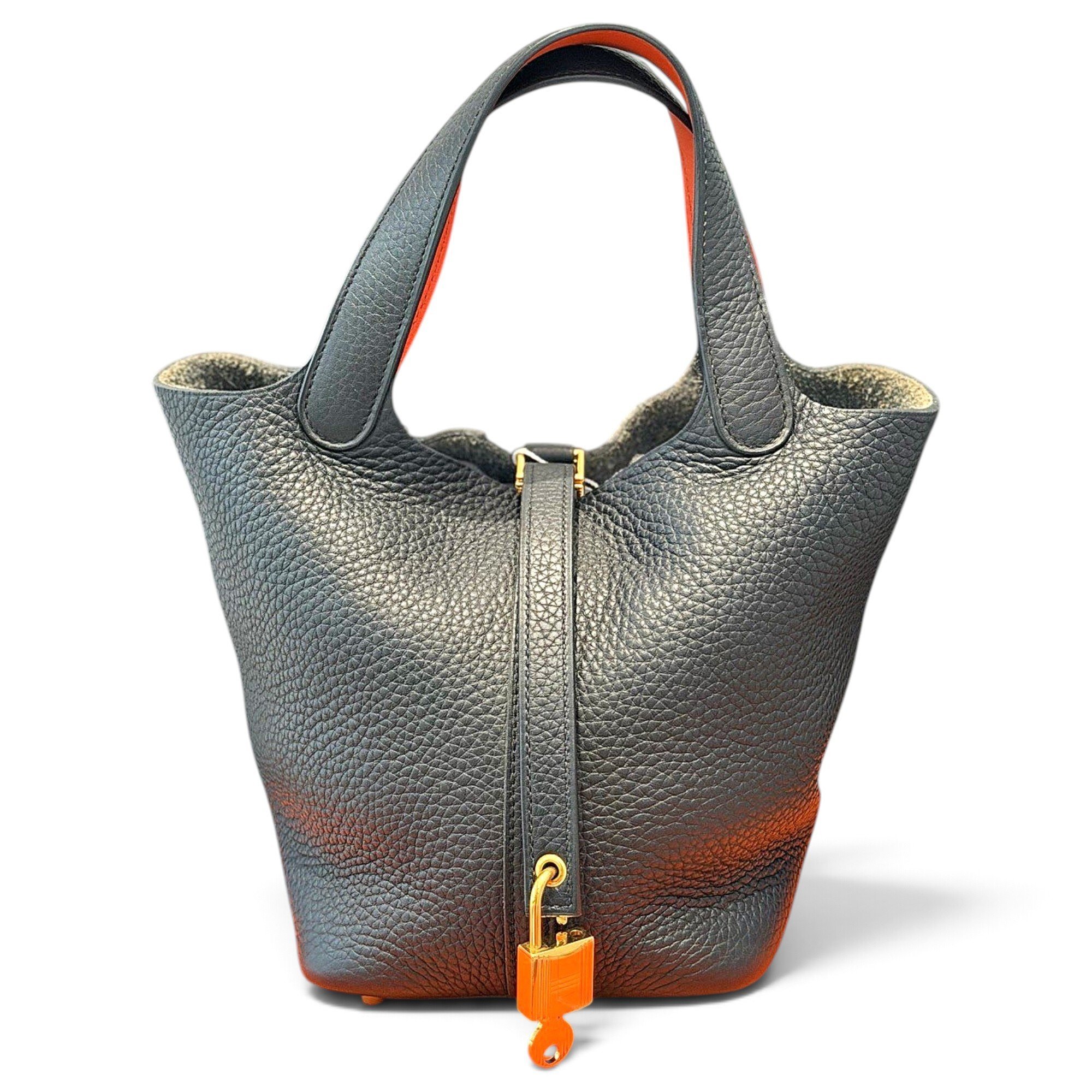 Picotin leather handbag