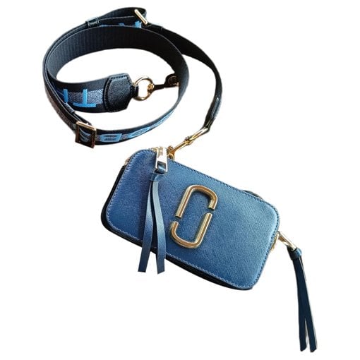 Snapshot leather crossbody bag