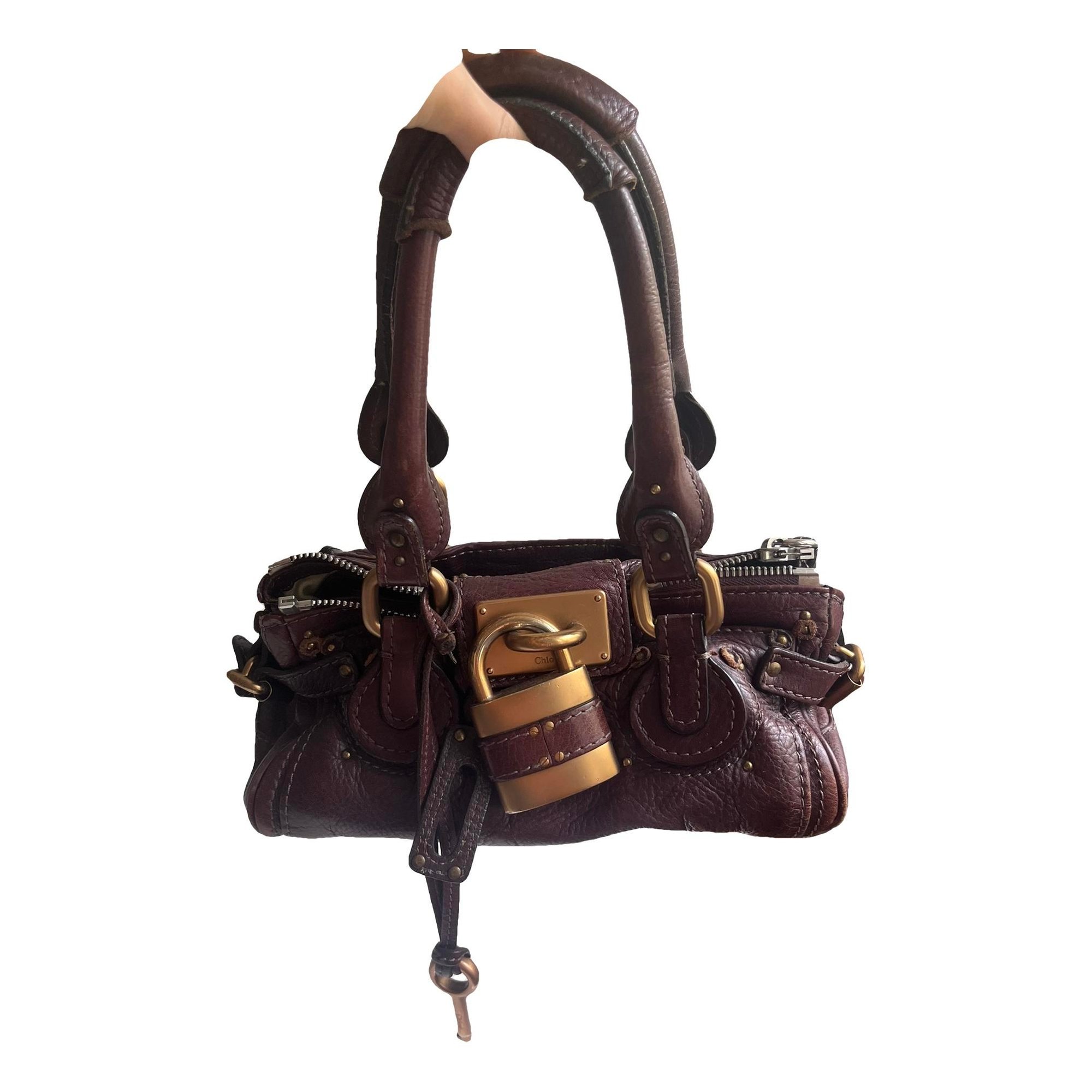 Paddington, Zip leather handbag