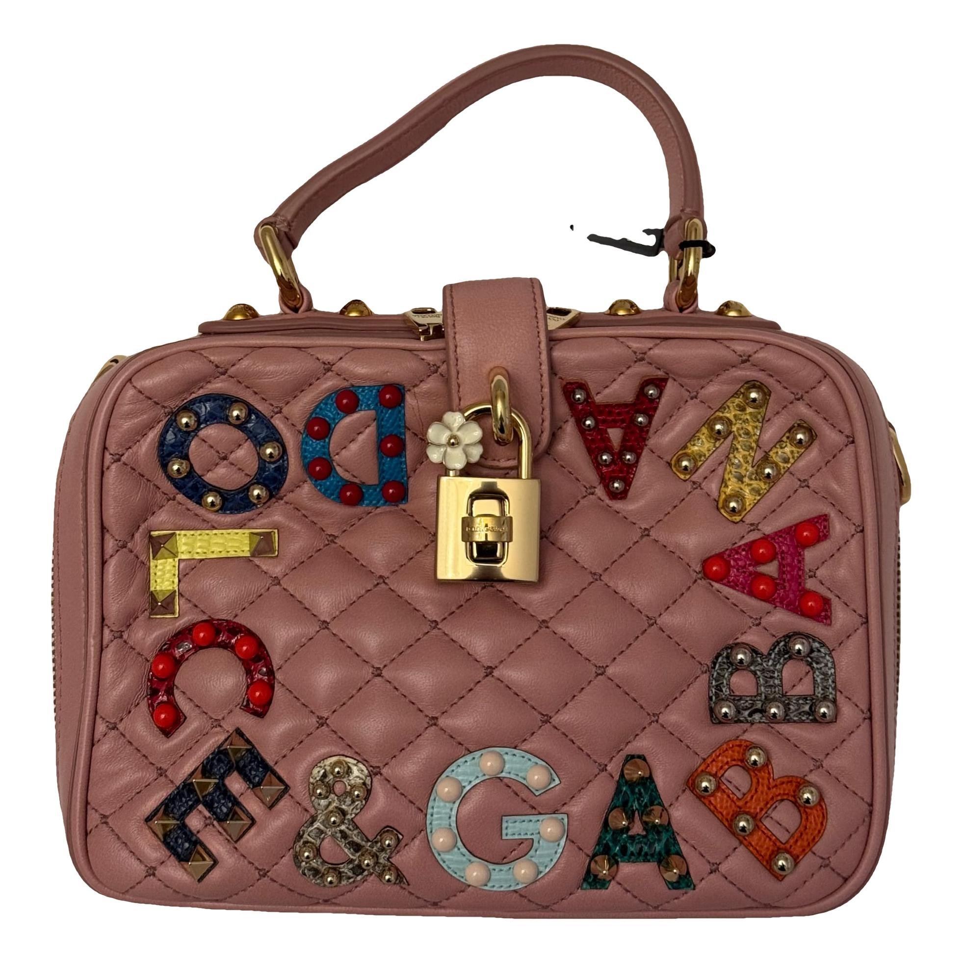 Dolce Box leather crossbody bag