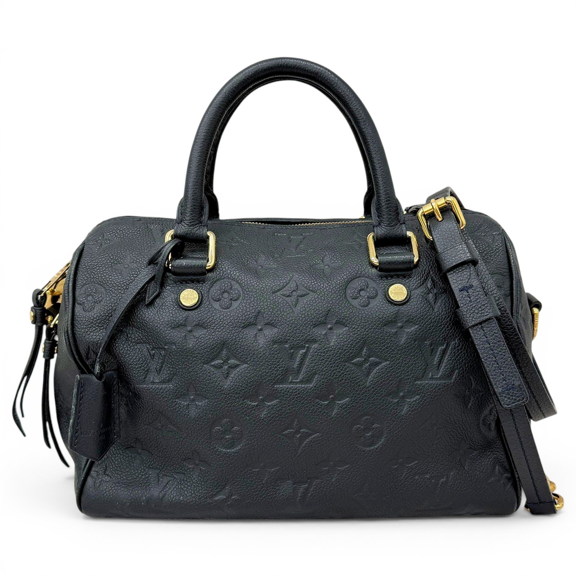 Speedy leather handbag
