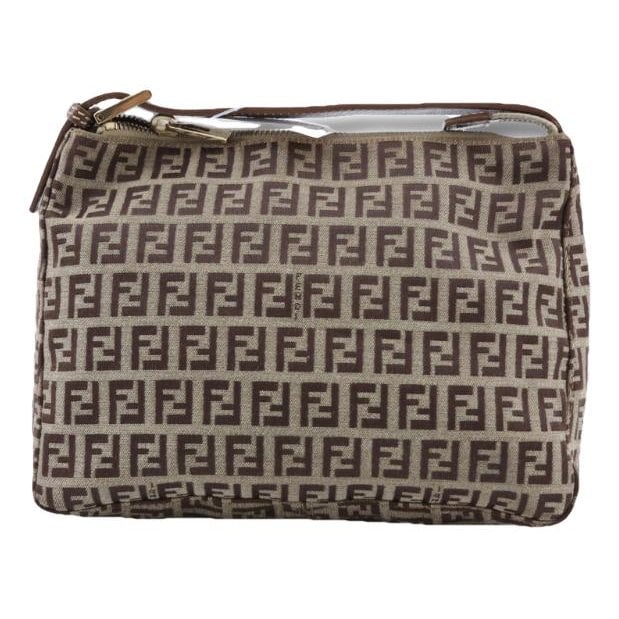 Leather clutch bag
