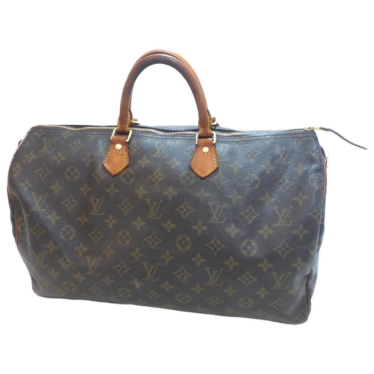 Speedy leather handbag