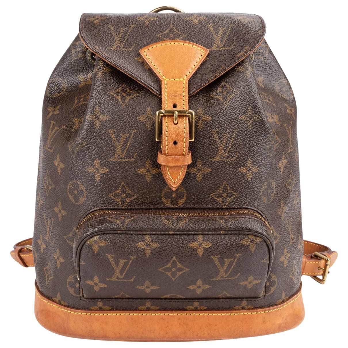 Montsouris leather backpack