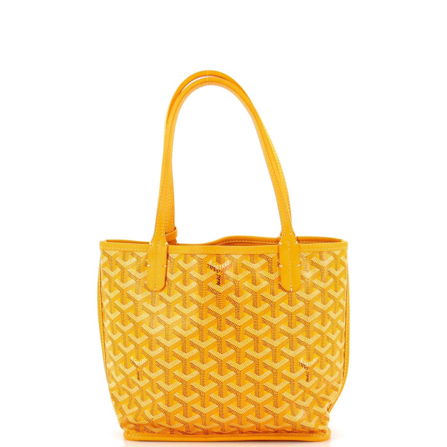 Goyard Anjou Reversible Tote Coated Canvas Mini