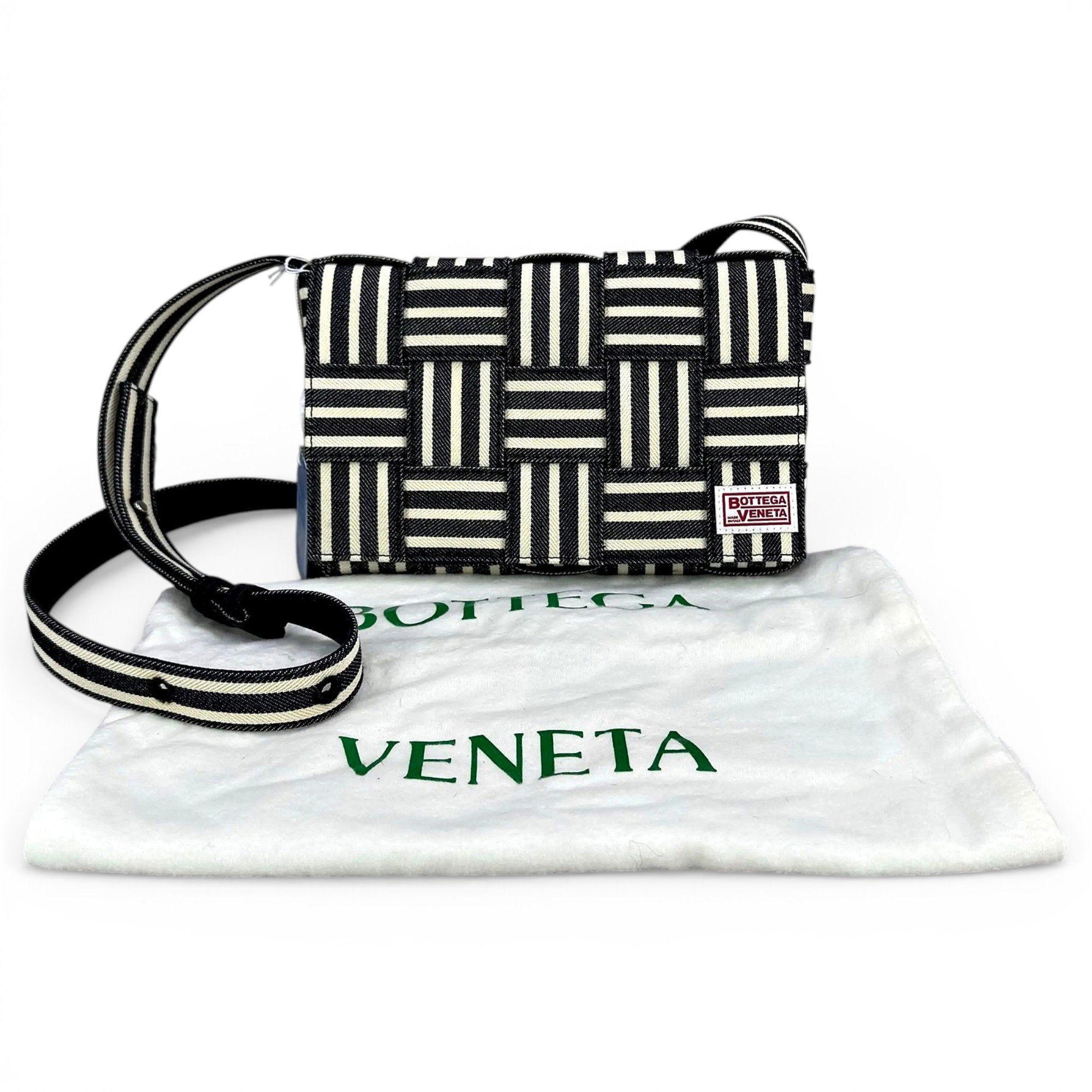 Cassette cloth crossbody bag