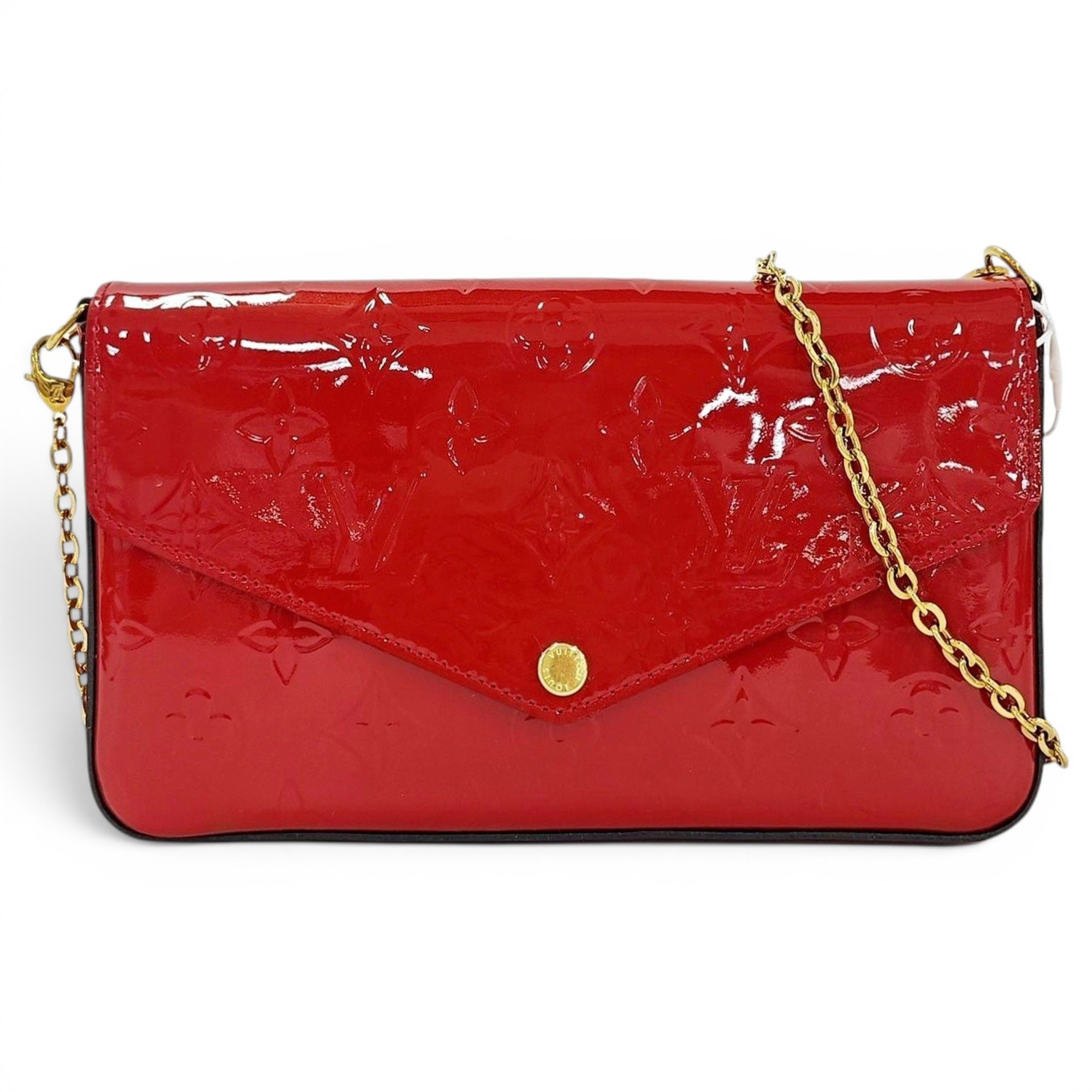 Félicie patent leather handbag