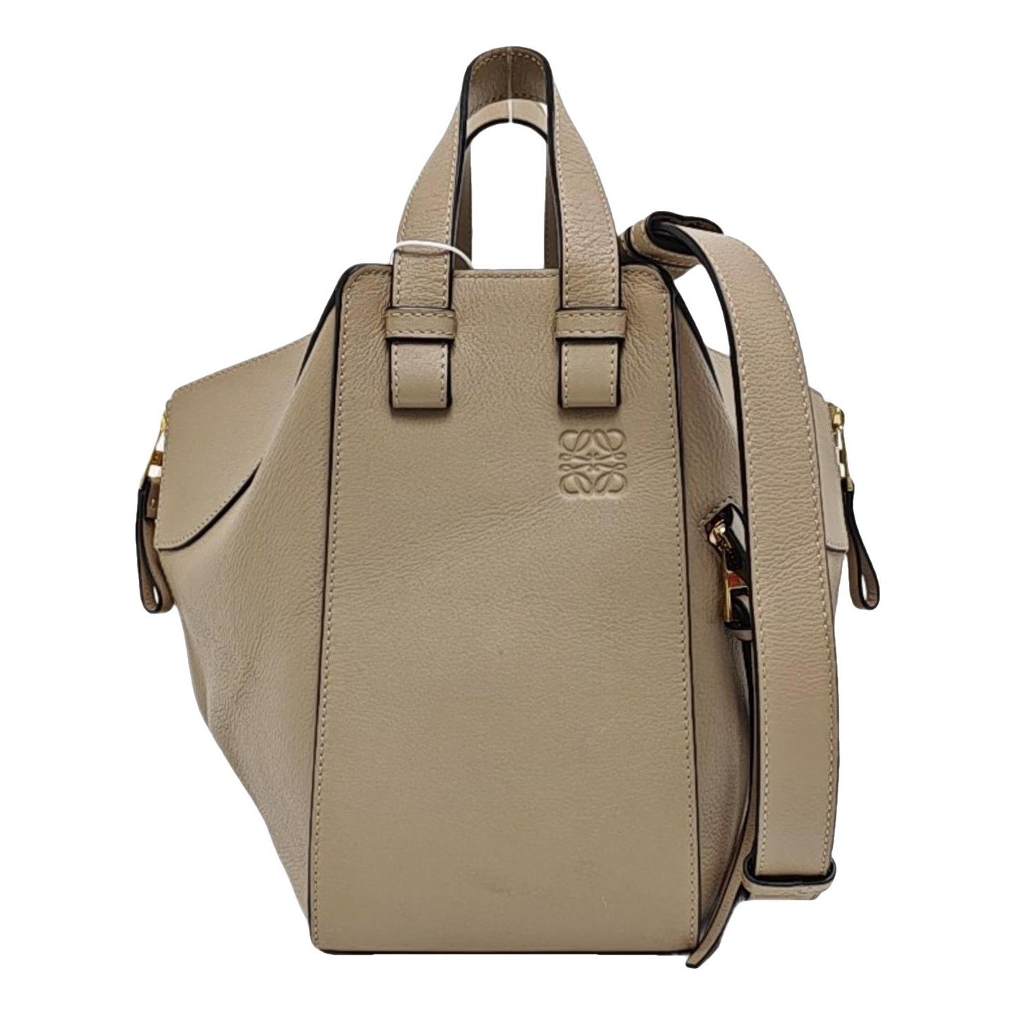 Hammock leather handbag