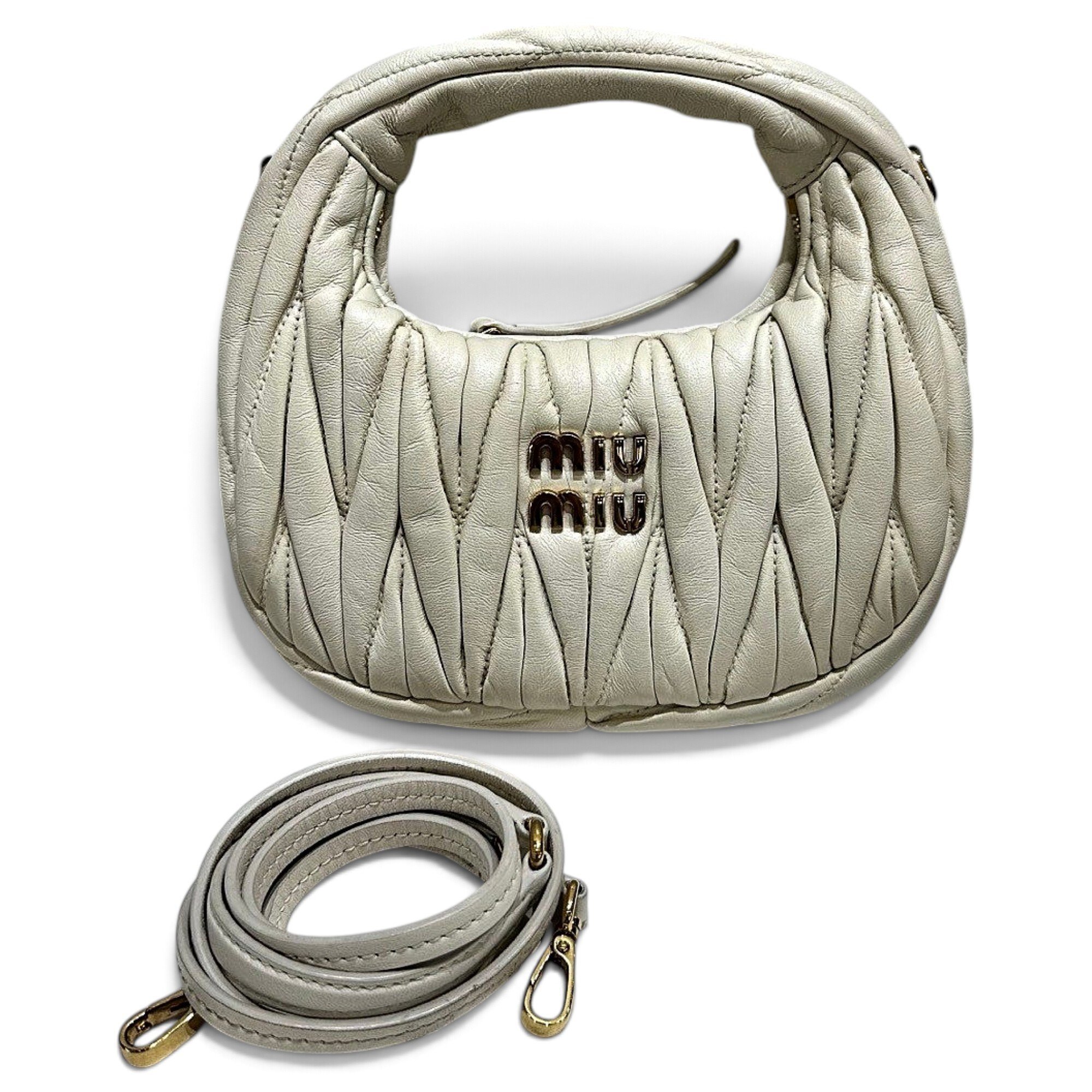 Miu Miu Miu Wander leather handbag