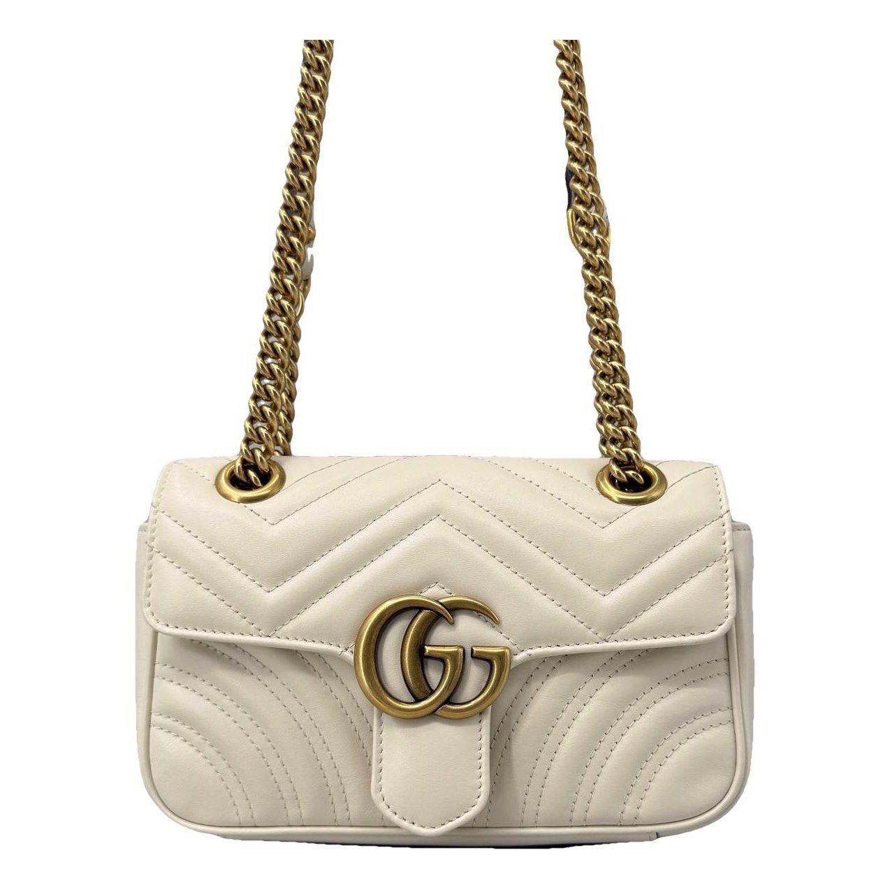 GG Marmont Flap leather handbag