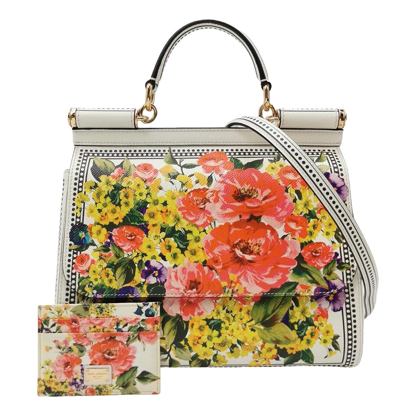 Dolce & Gabbana Sicily leather handbag