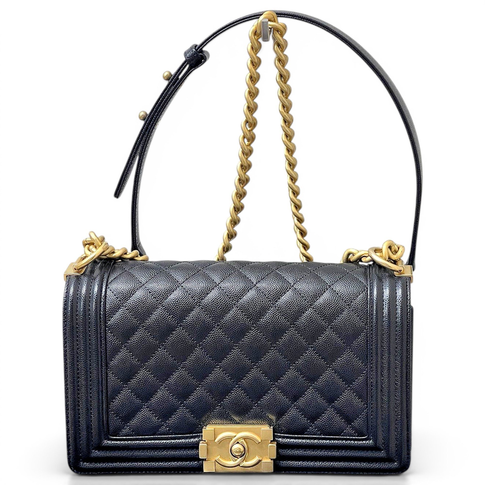 Boy leather crossbody bag