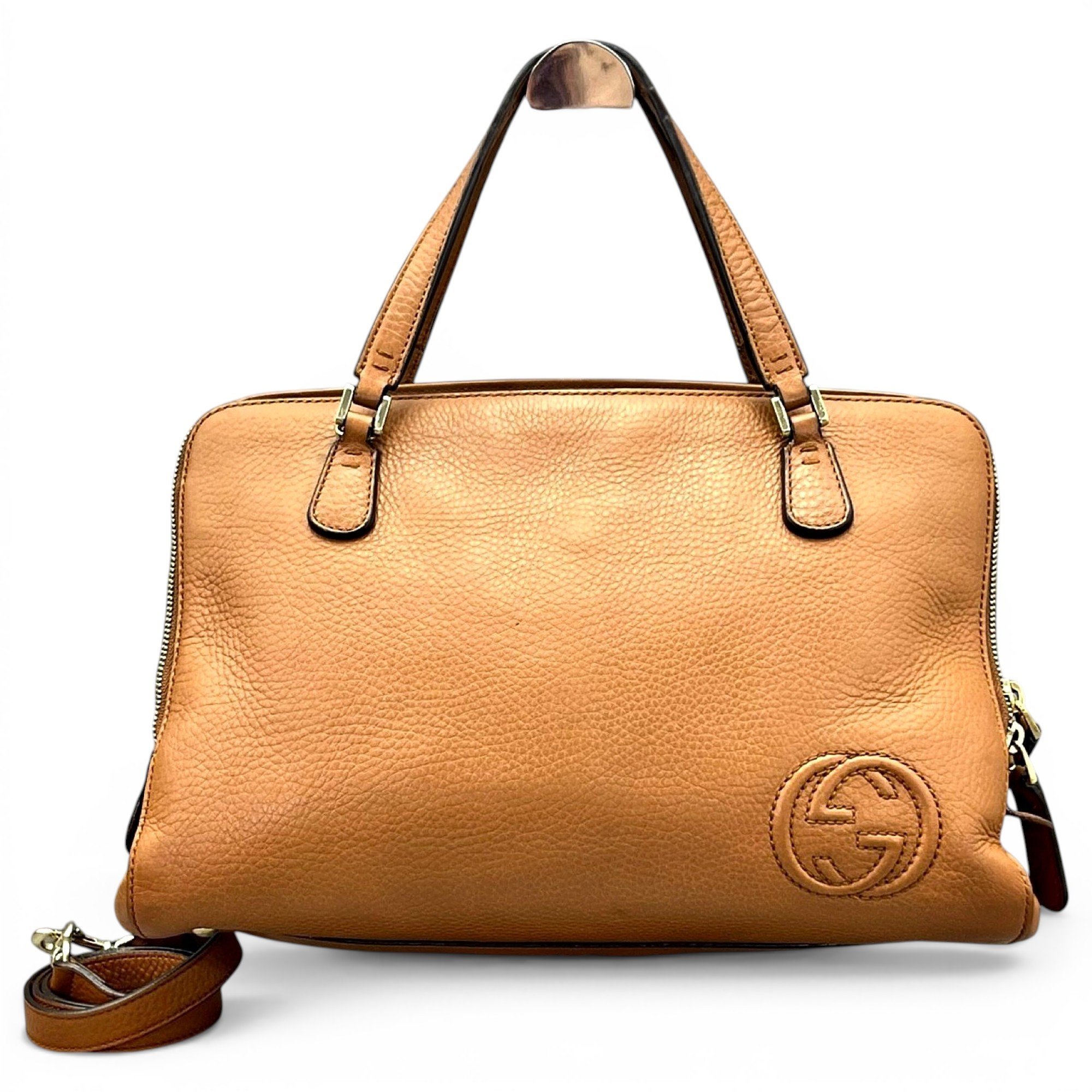 Leather handbag