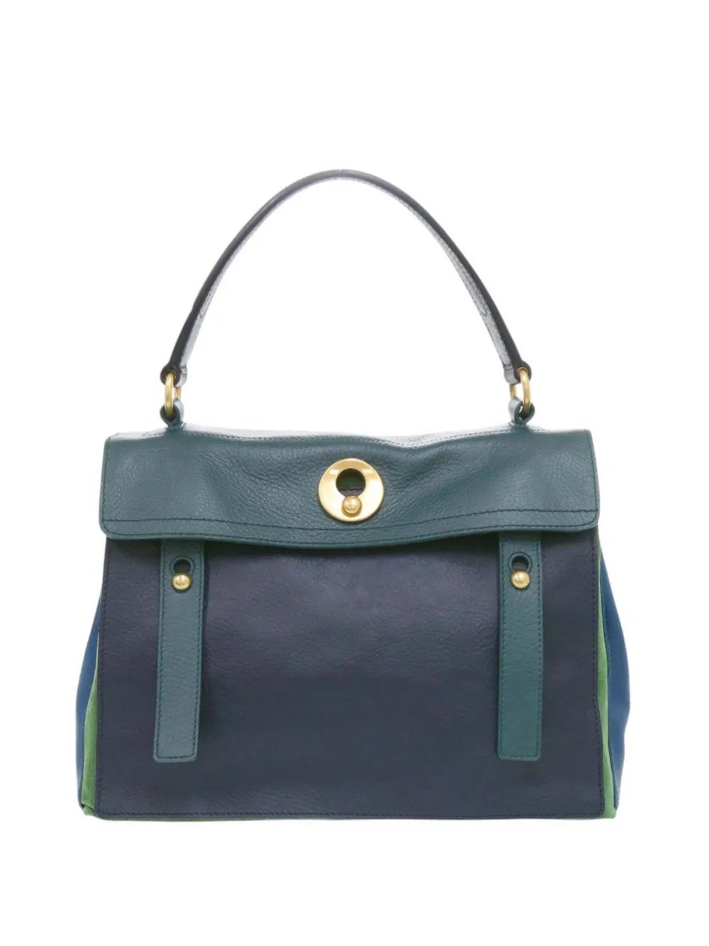 2000-2015 Medium Tricolor Leather Muse Two satchel
