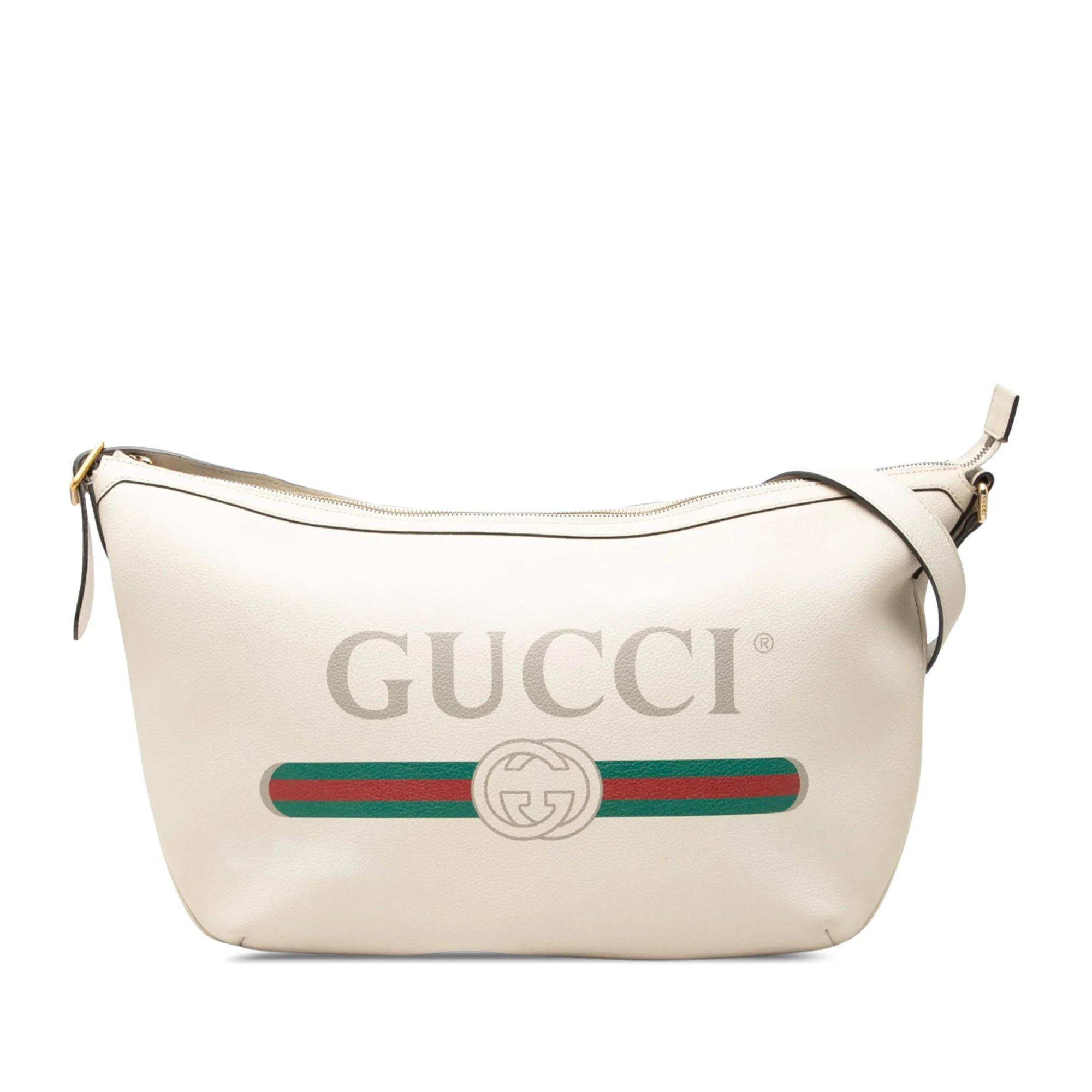 Gucci B leather crossbody bag