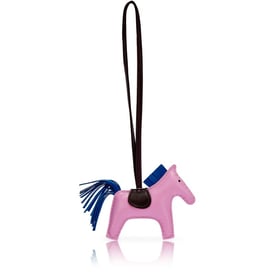 Hermes Mauve Sylvestre, Bleu France and Rouge Sellier Milo Lambskin GriGri Rodeo Charm PM, 2021