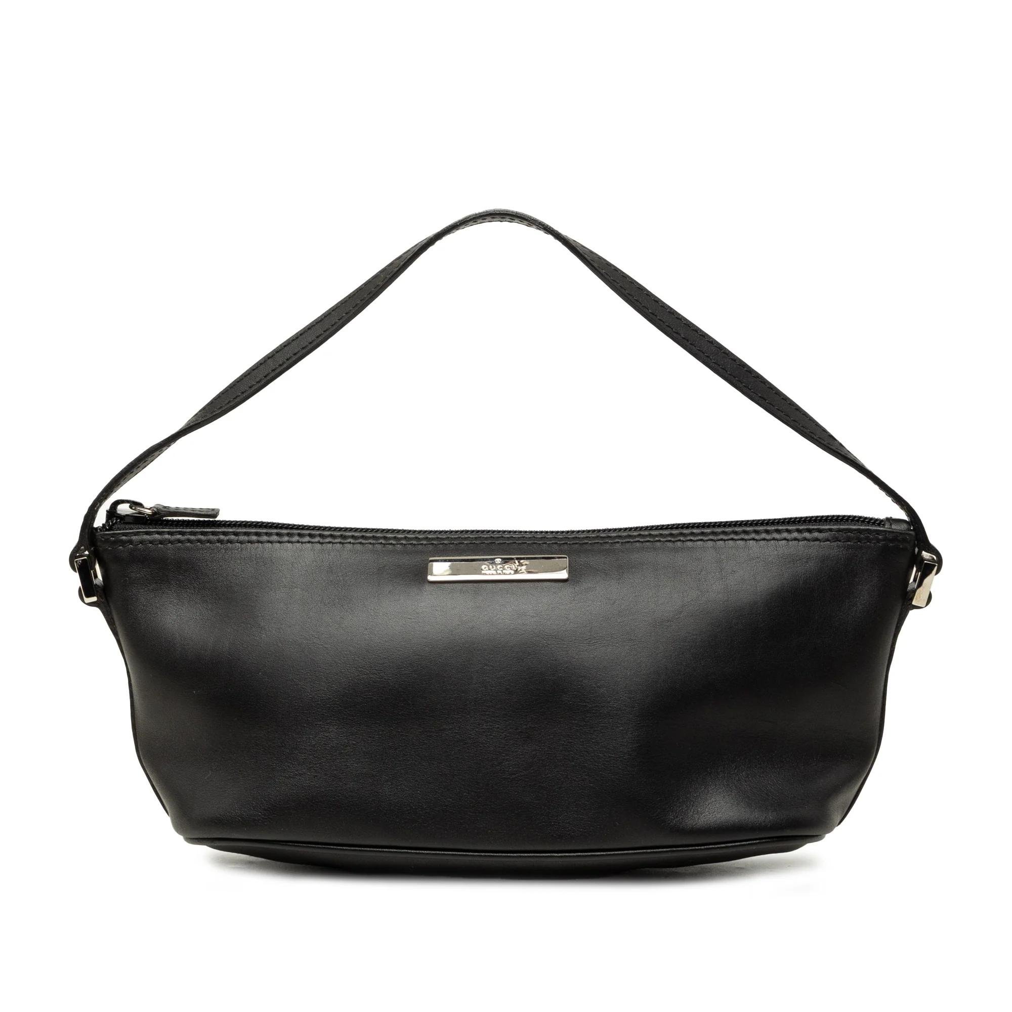 Gucci B leather handbag