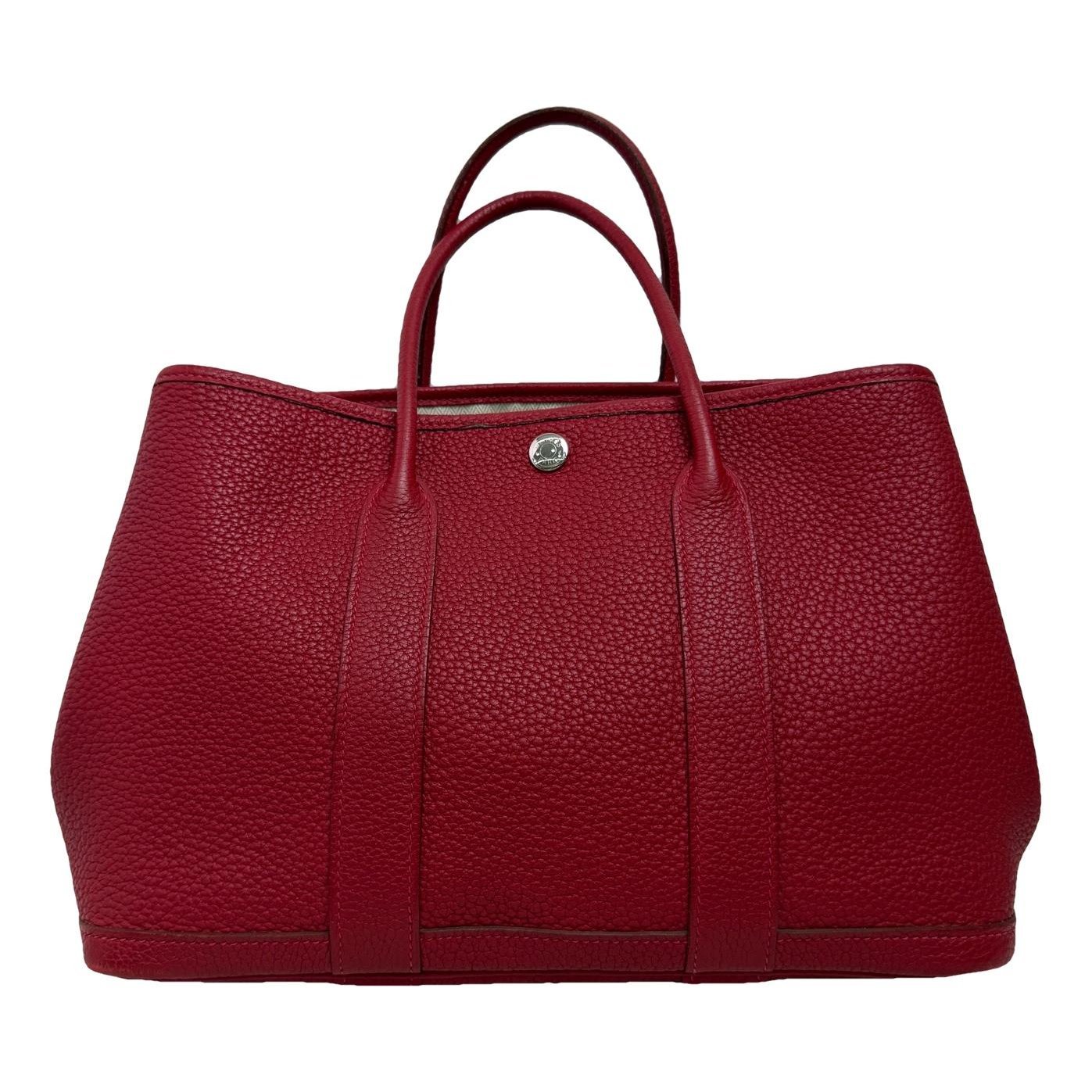 Garden Party leather handbag