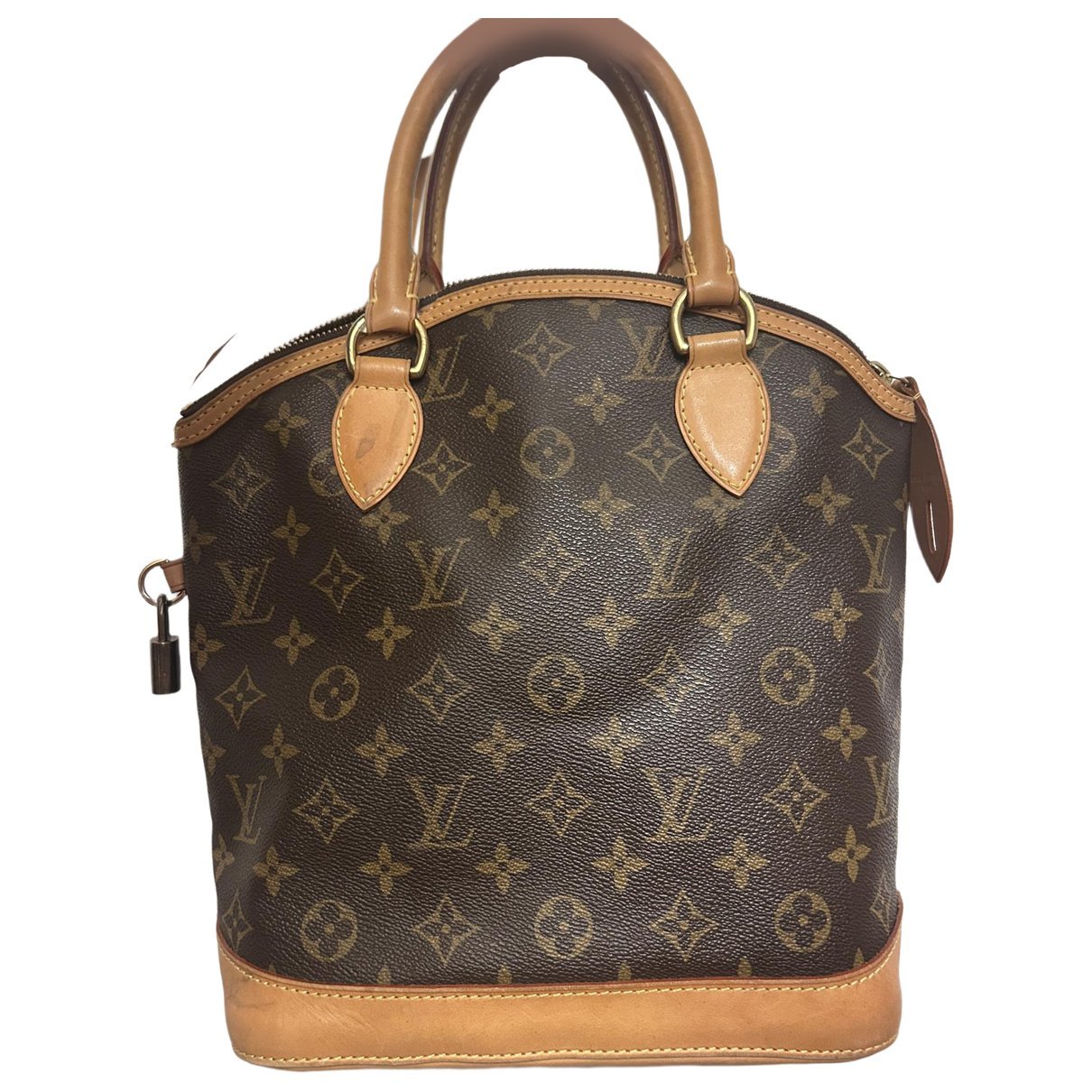 Lockit Vertical leather handbag