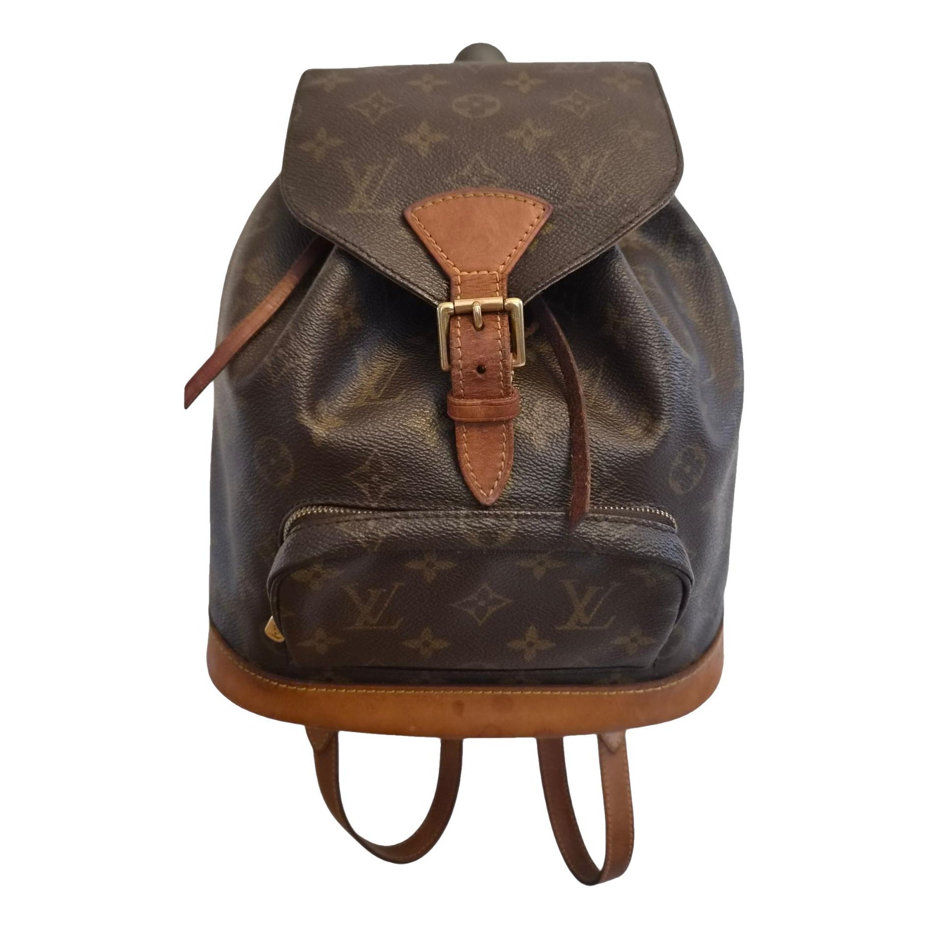 Louis Vuitton Montsouris Vintage cloth backpack