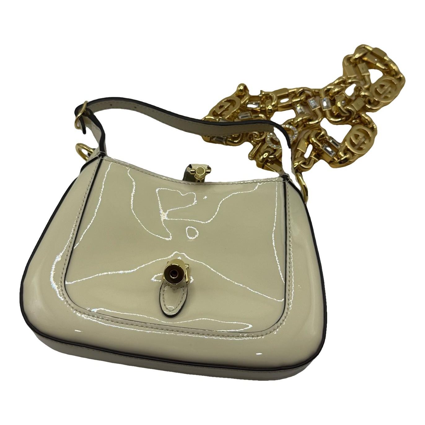 Jackie Notte patent leather handbag