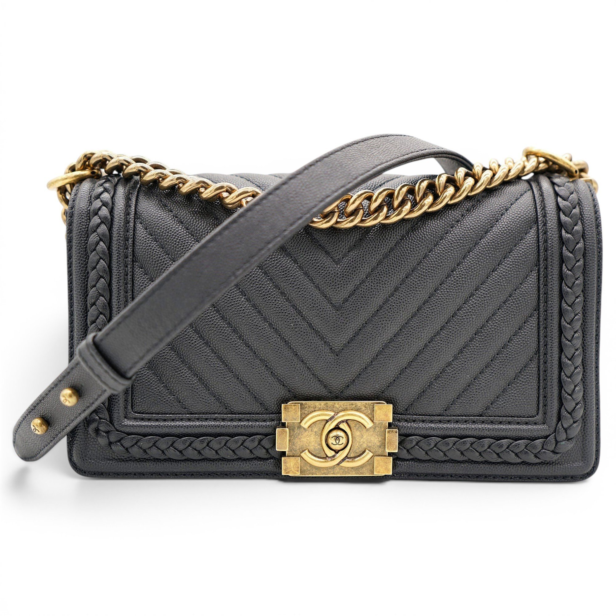 Boy leather crossbody bag