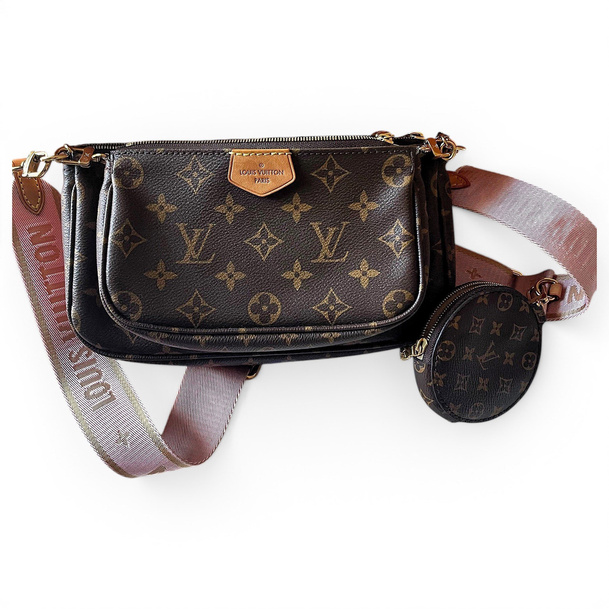 Louis Vuitton Multi Pochette Accessoires leather crossbody bag