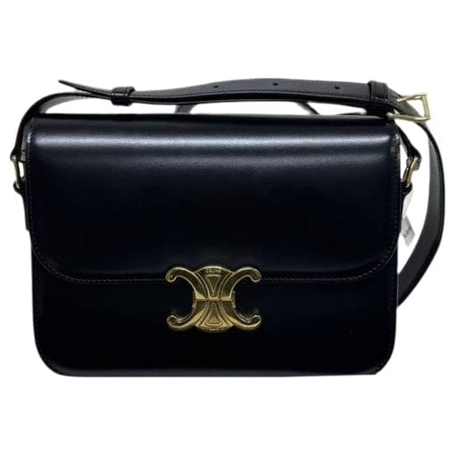 Triomphe leather handbag