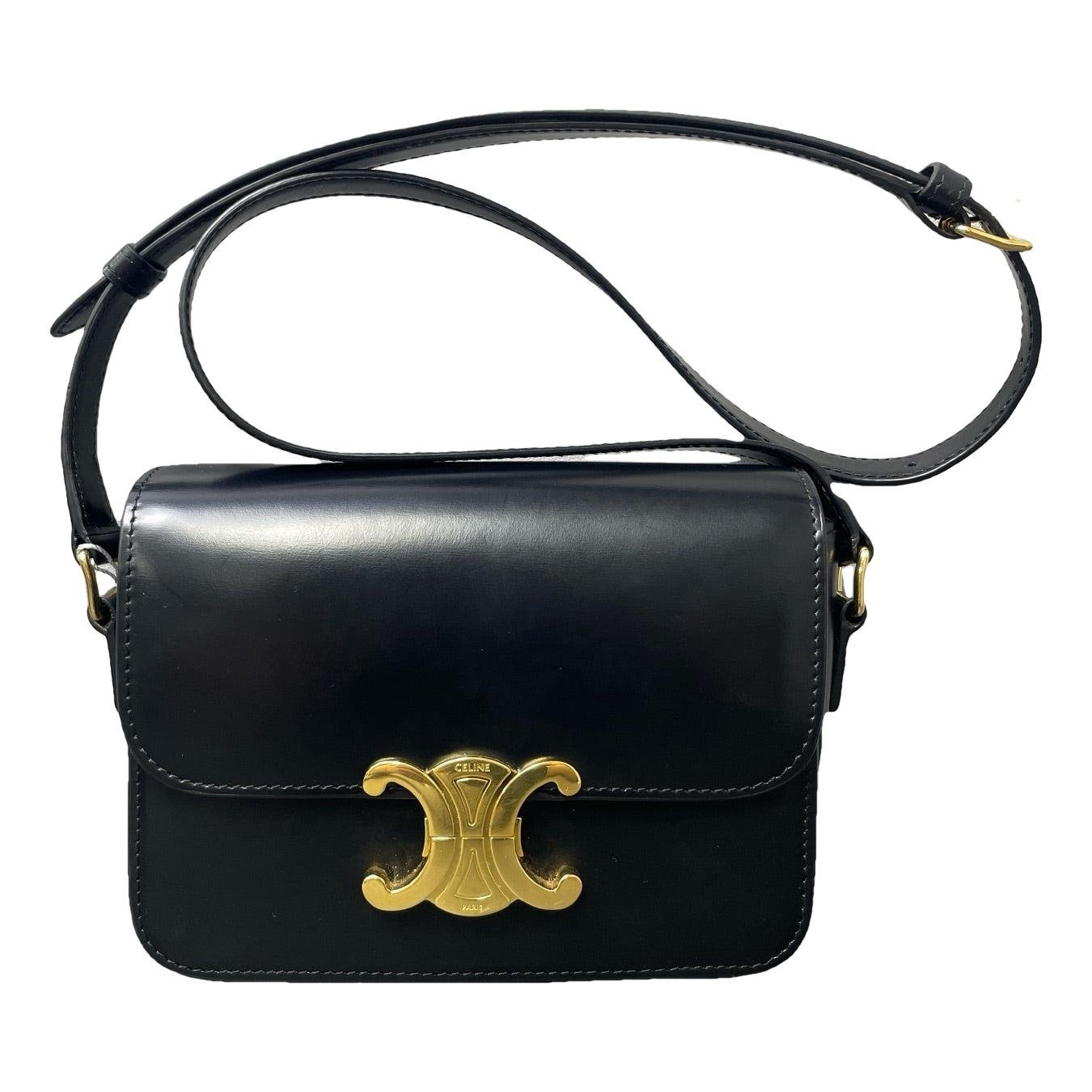 Triomphe leather mini bag