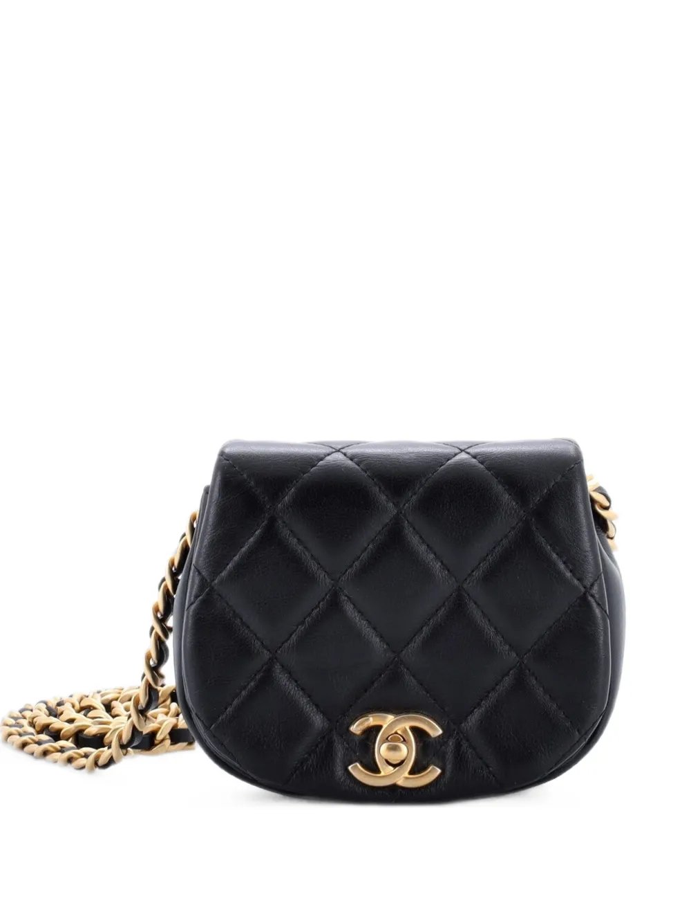 Coco Mail Clutch with Chain Quilted Calfskin Mini crossbody bag