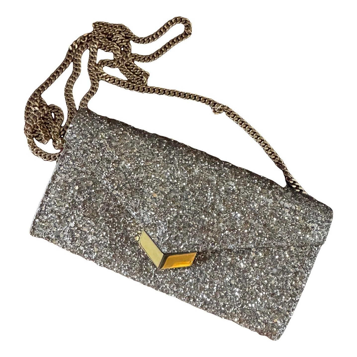 Jimmy Choo Glitter clutch bag