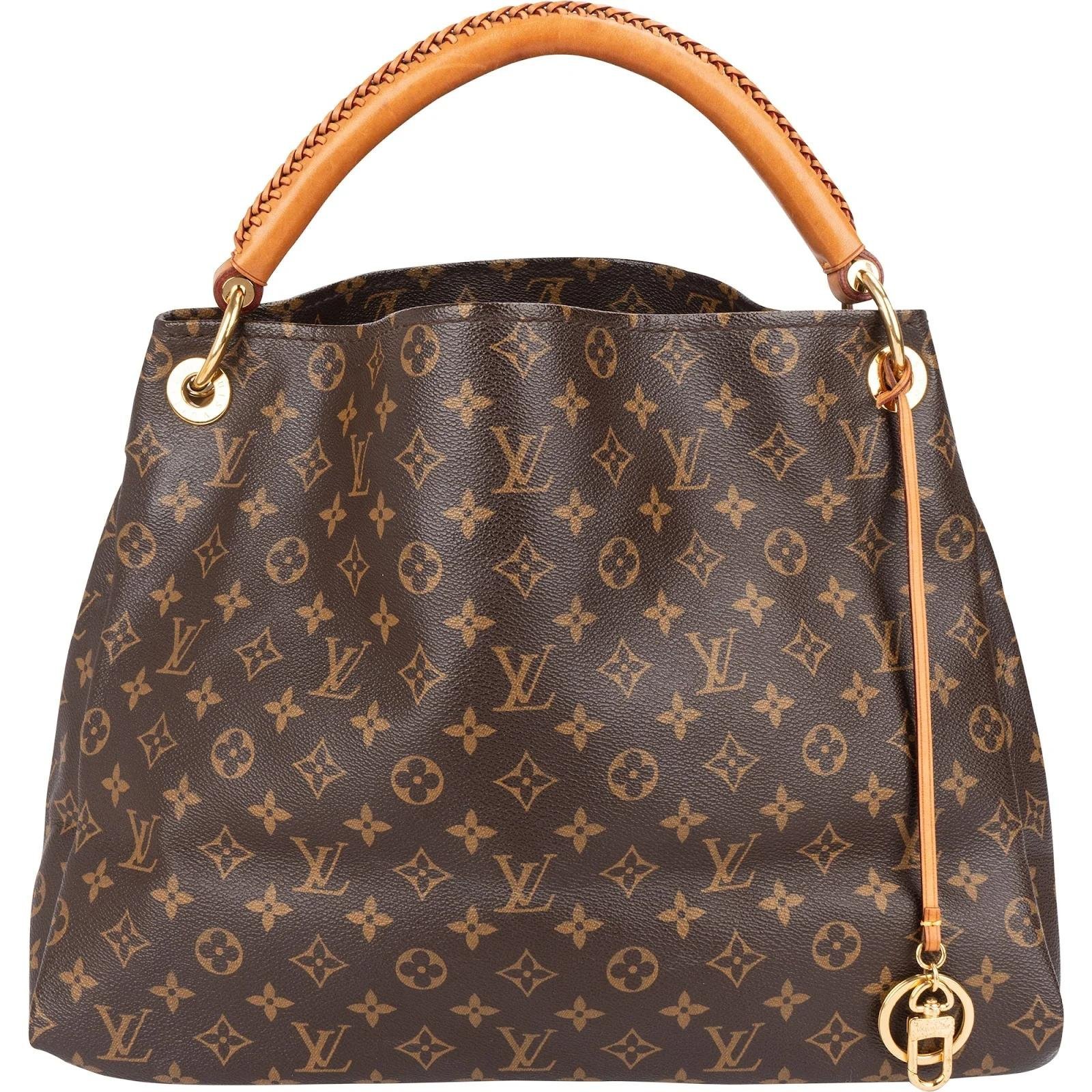 Artsy leather handbag