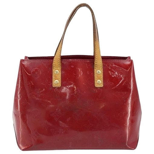 Reade patent leather handbag