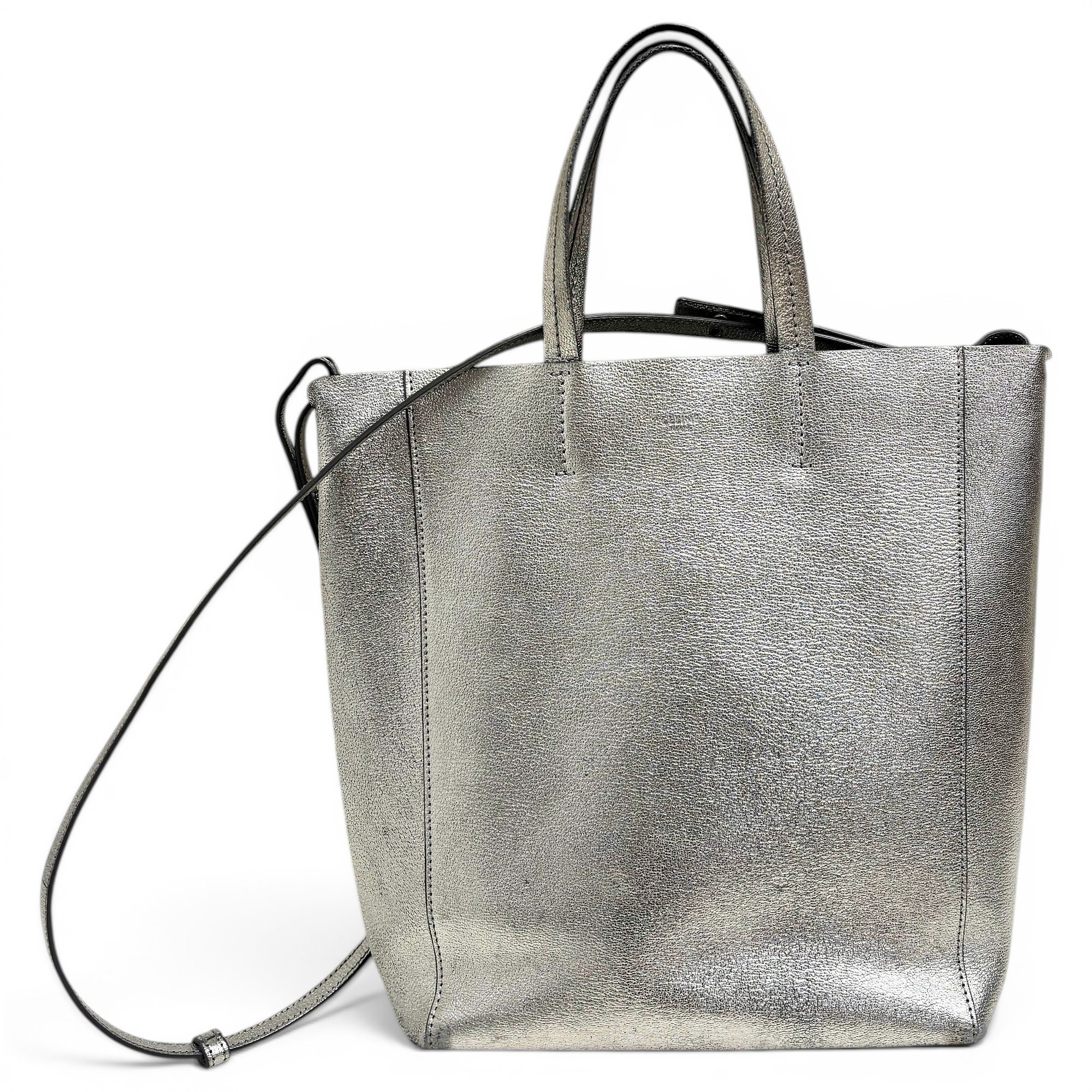 Cabas leather handbag
